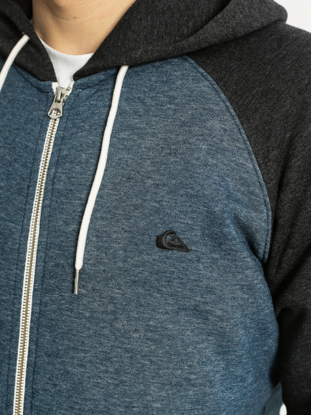 Mikina s kapucí Quiksilver Everyday ZHD (charcoal/navy)