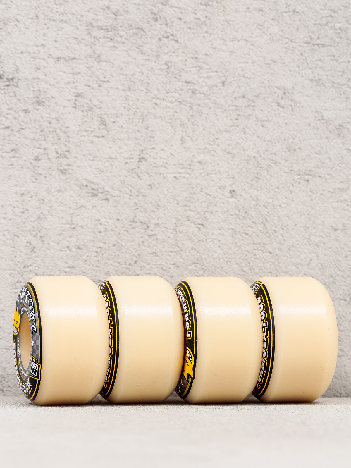 Kolečka Spitfire Formula Four 99 Duro Conical (yellow print/white)