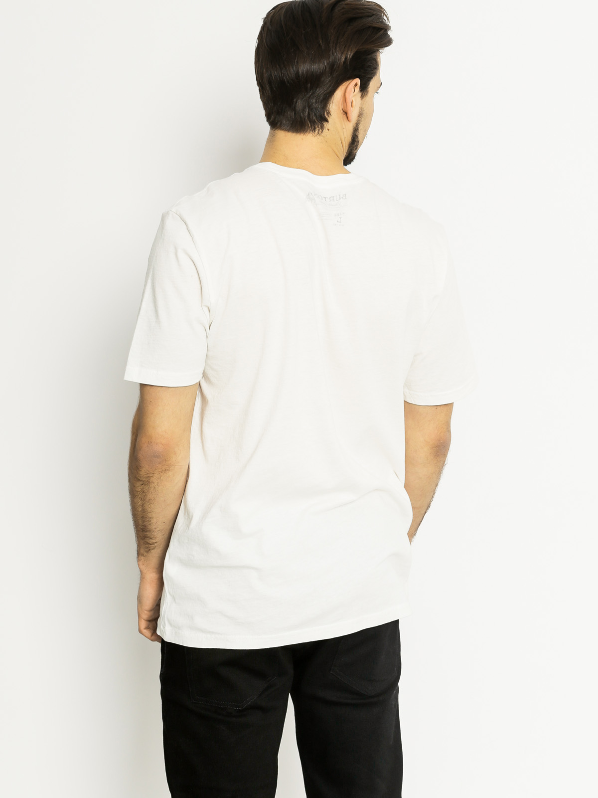 Tričko Burton Logo Vertical (stout white)