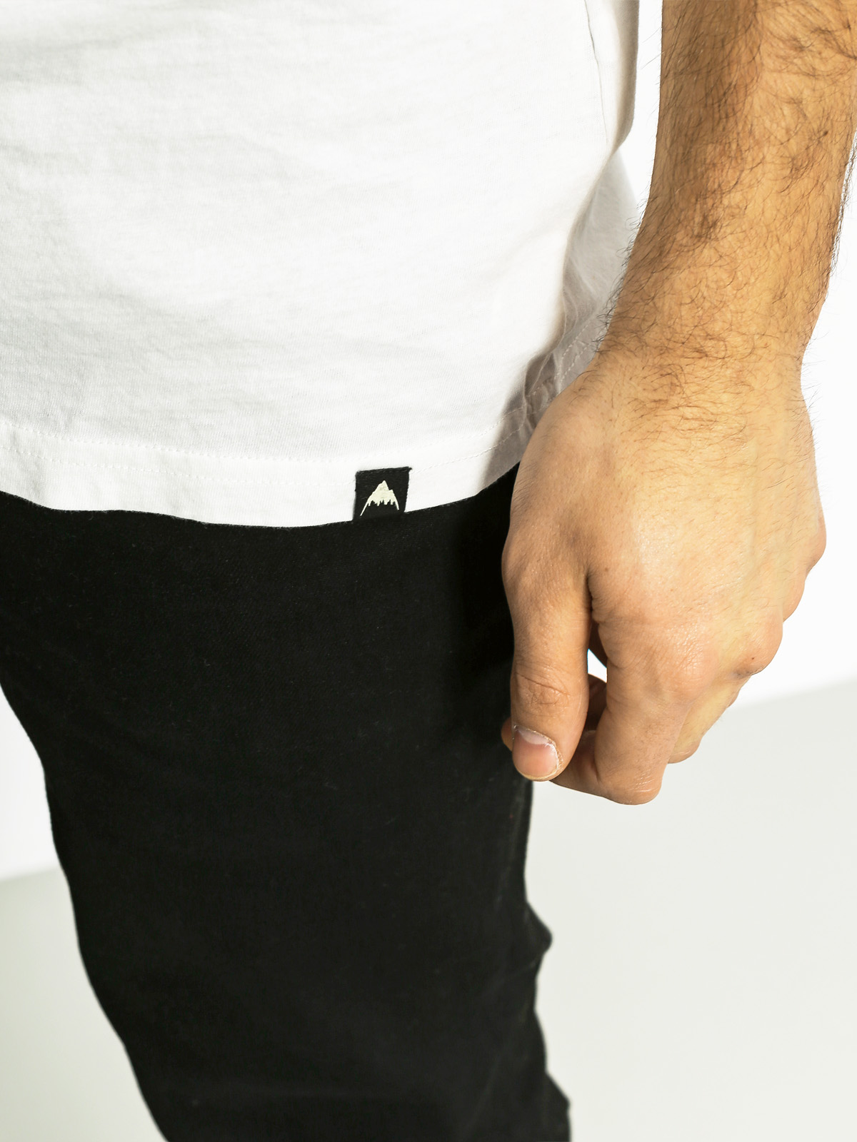 Tričko Burton Logo Vertical (stout white)