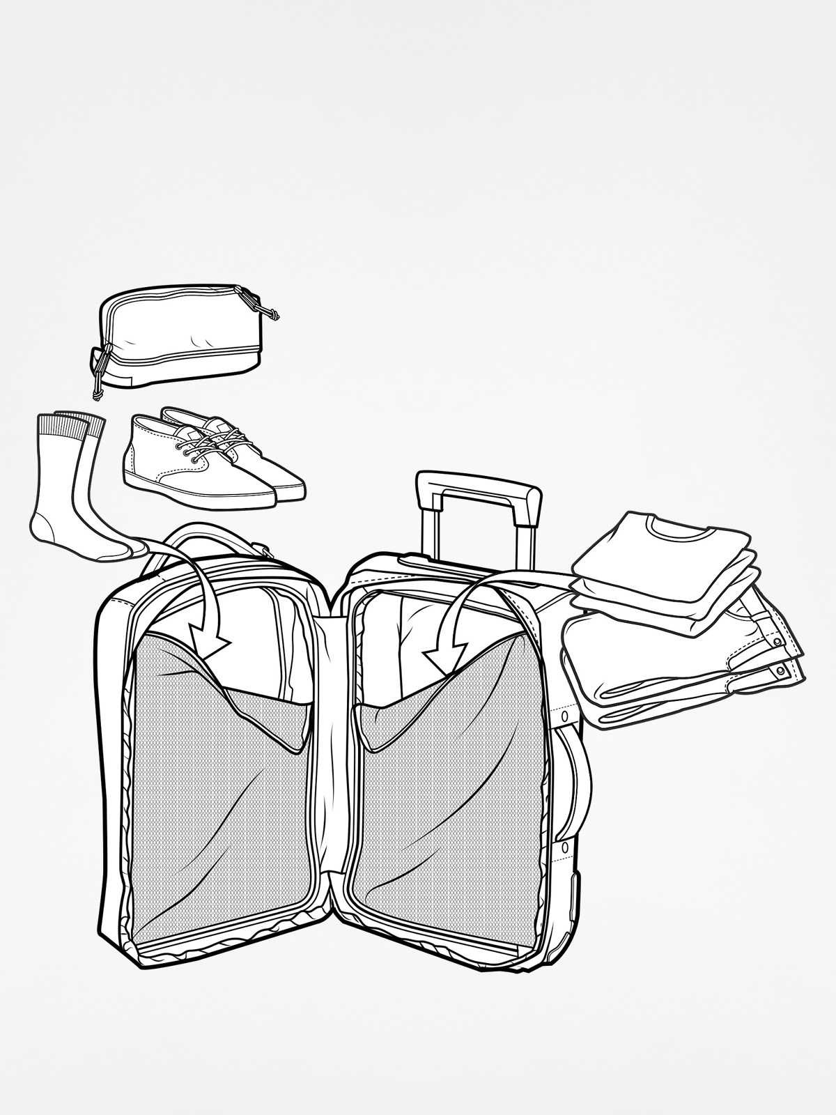 Kufr Burton Overnighter Roller (mandana print)