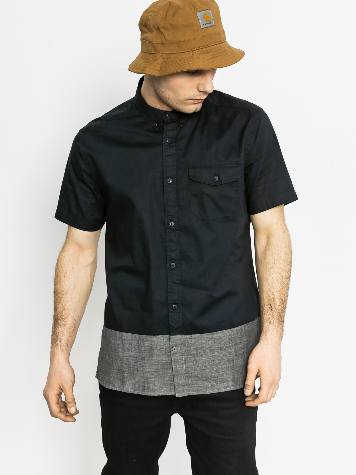 Košile DC Marysville (black/grey)