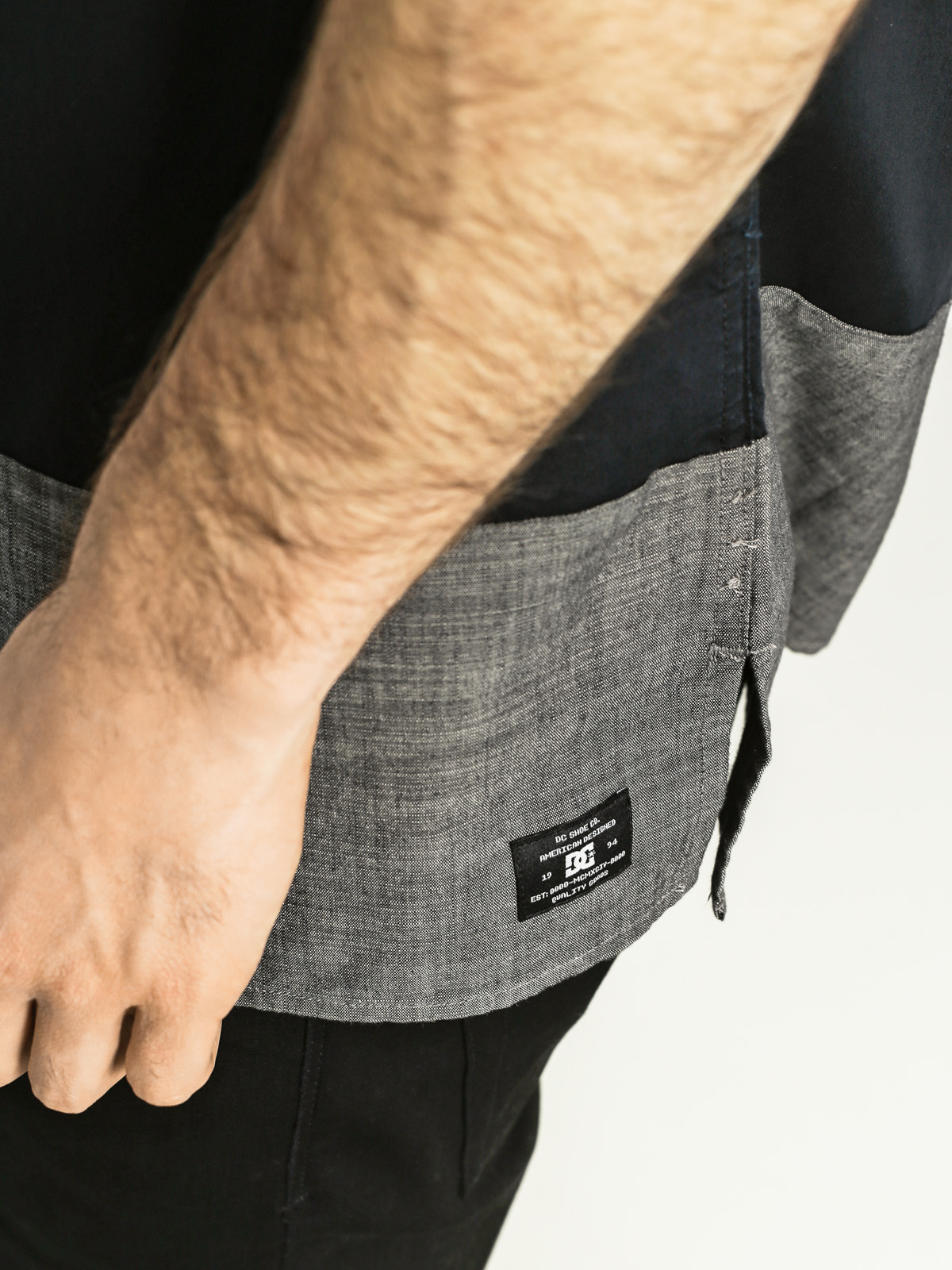 Košile DC Marysville (black/grey)