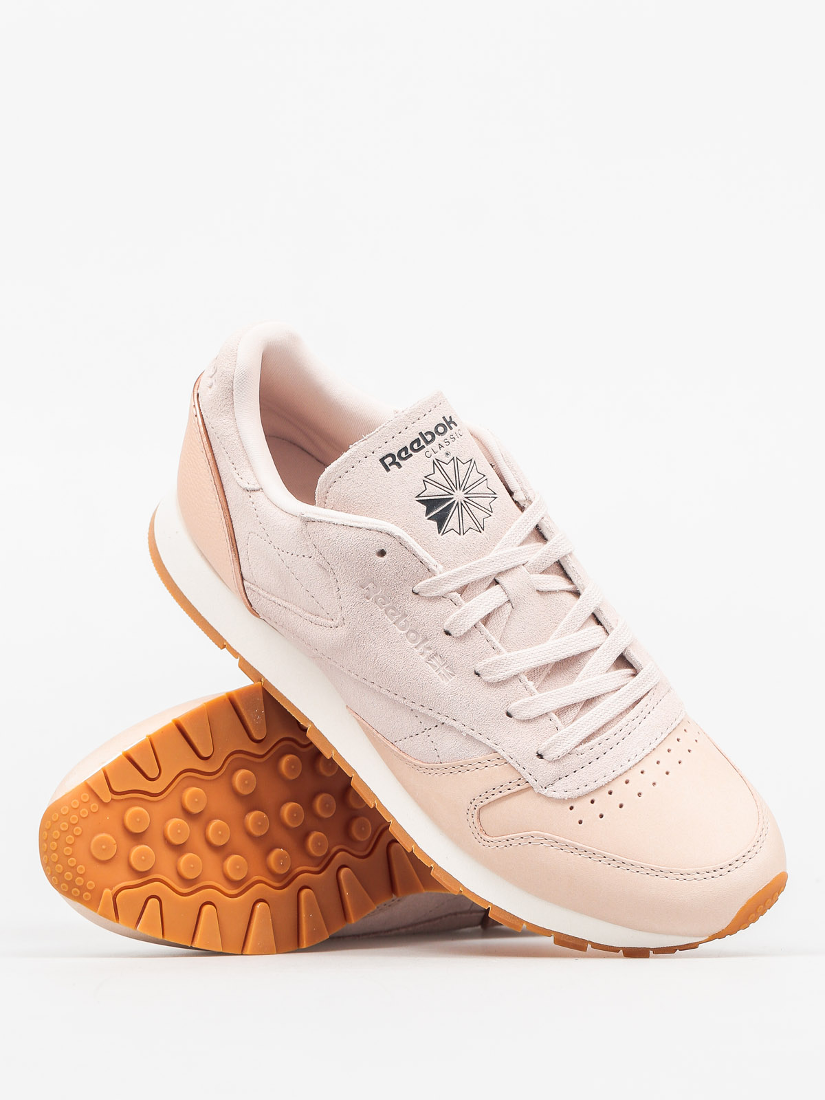 Boty Reebok Cl Lthr Golden Neutrals Wmn (sandtrap/rose gold/chalk)