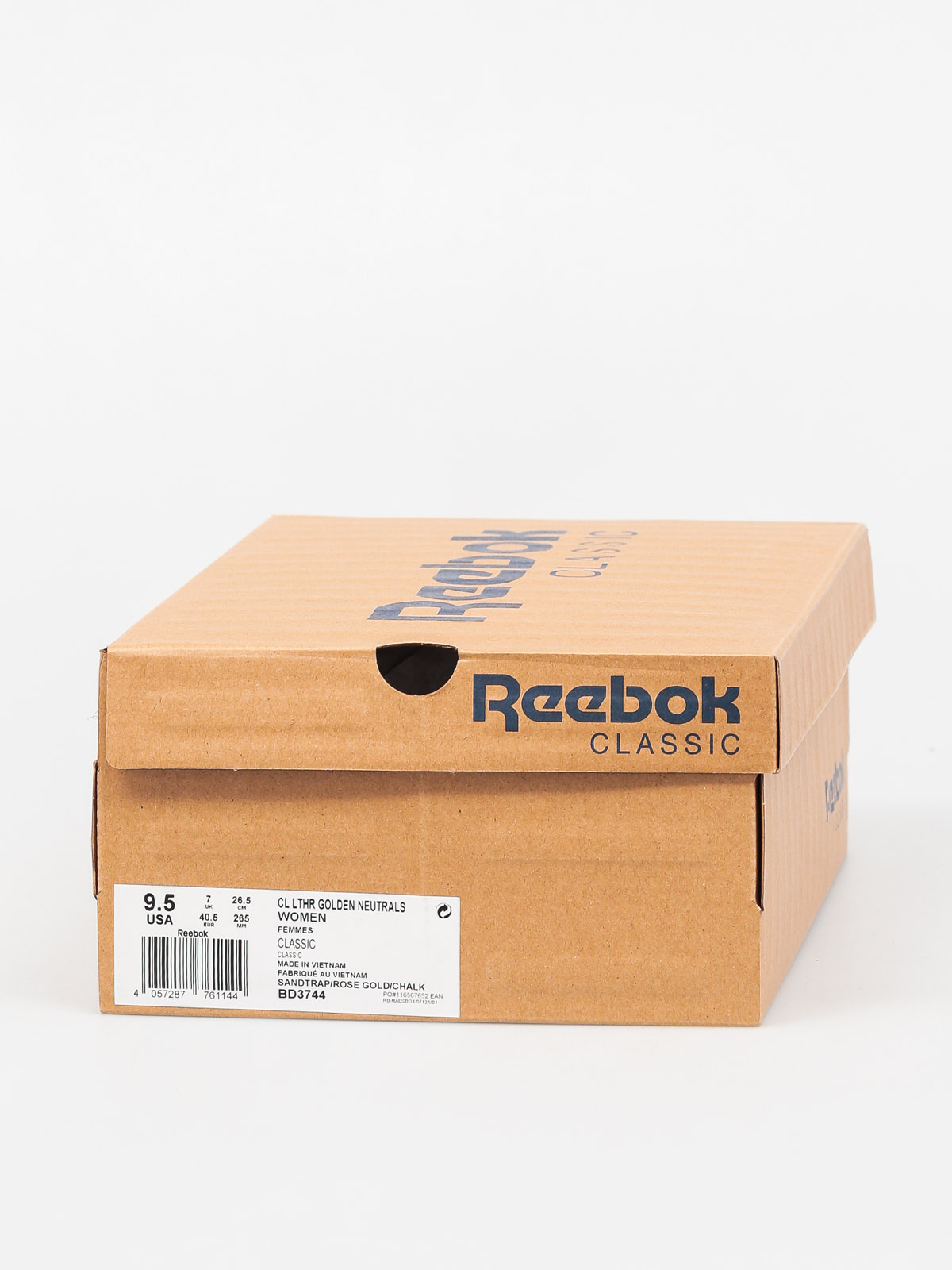 Boty Reebok Cl Lthr Golden Neutrals Wmn (sandtrap/rose gold/chalk)