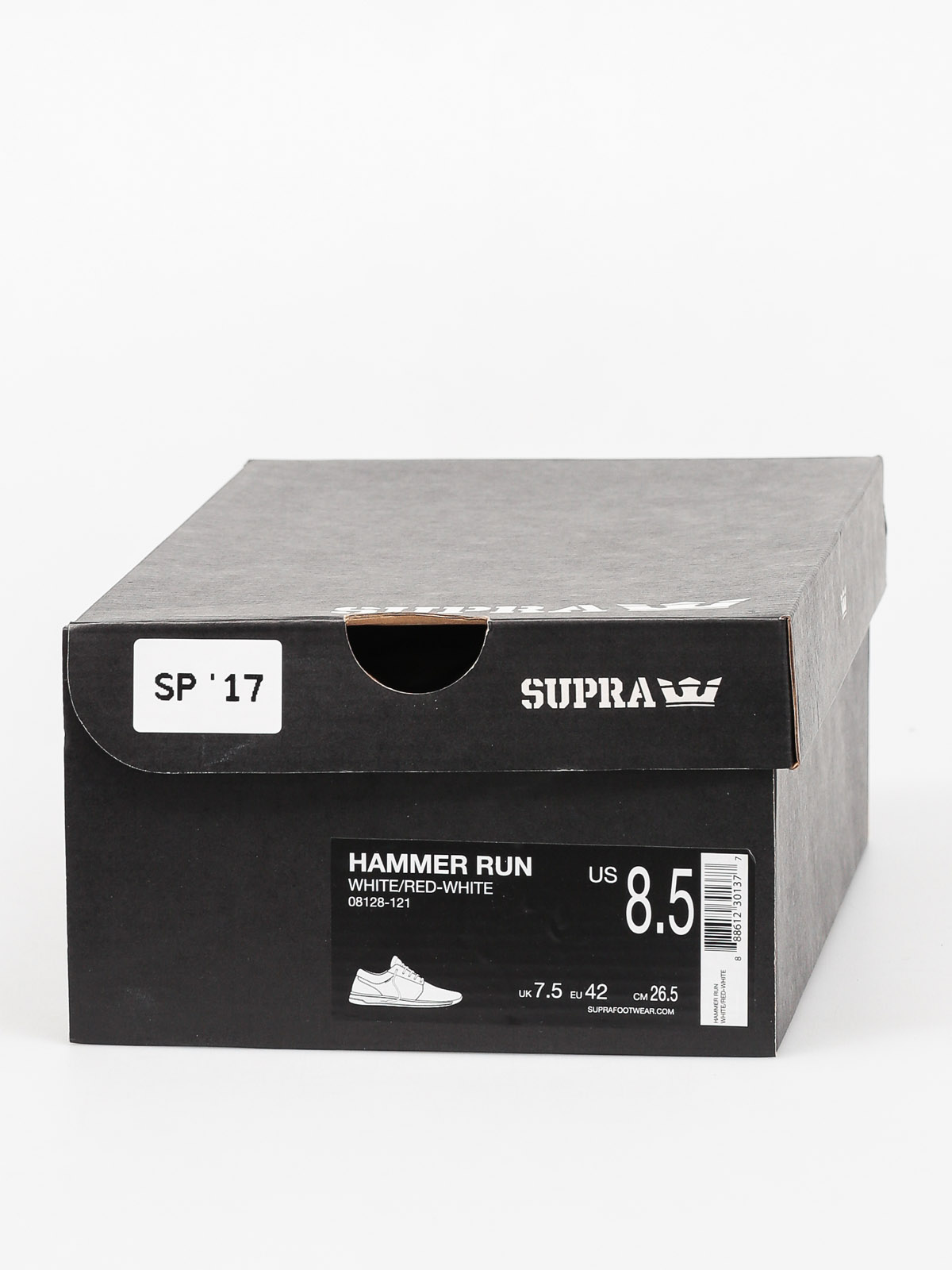 Boty Supra Hammer Run (white/red white)