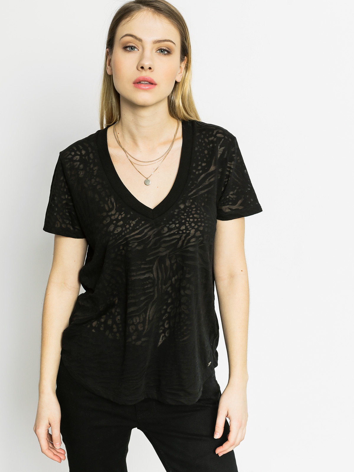 Tričko Volcom Burnaround Wmn (blk)