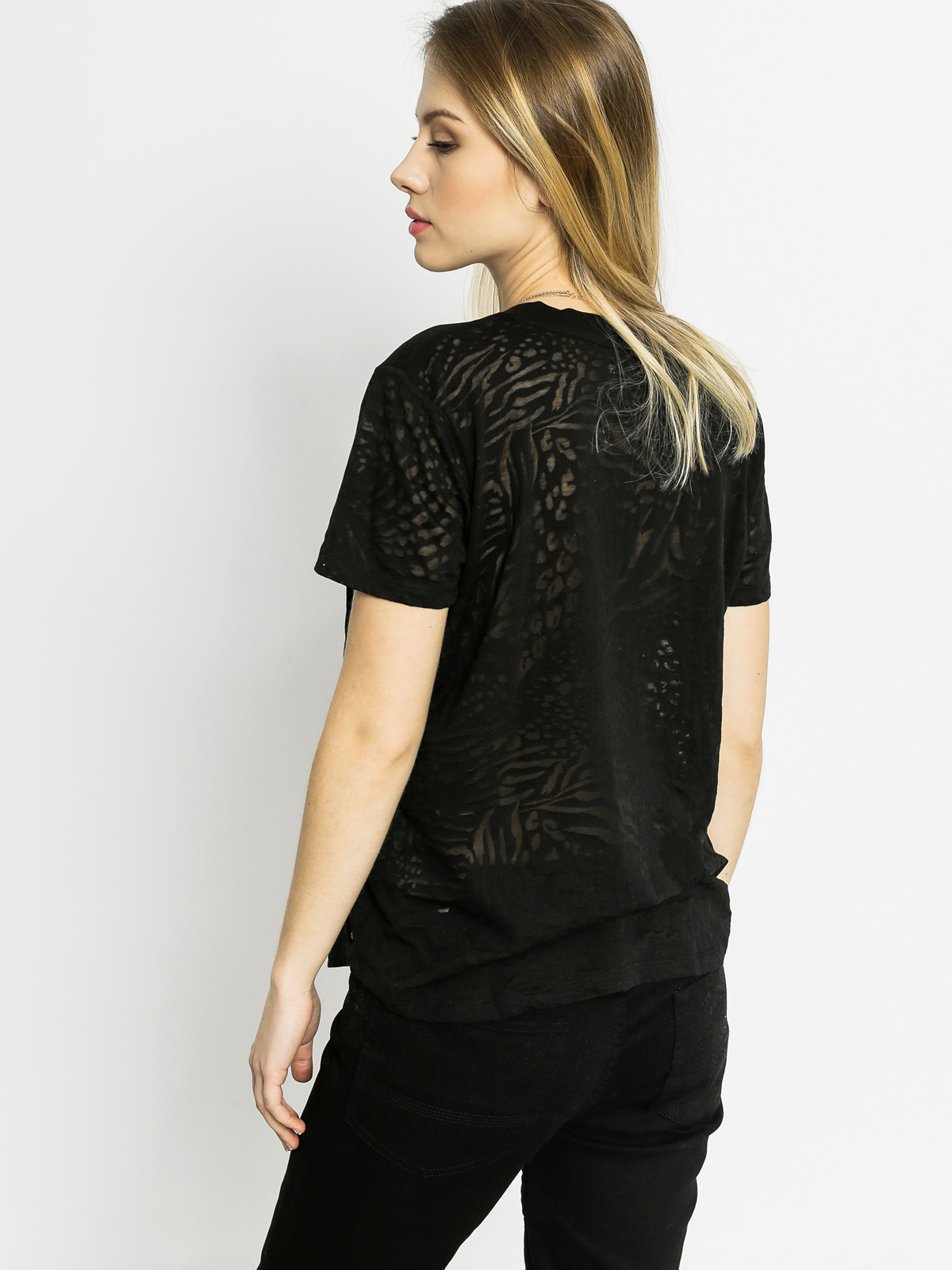 Tričko Volcom Burnaround Wmn (blk)