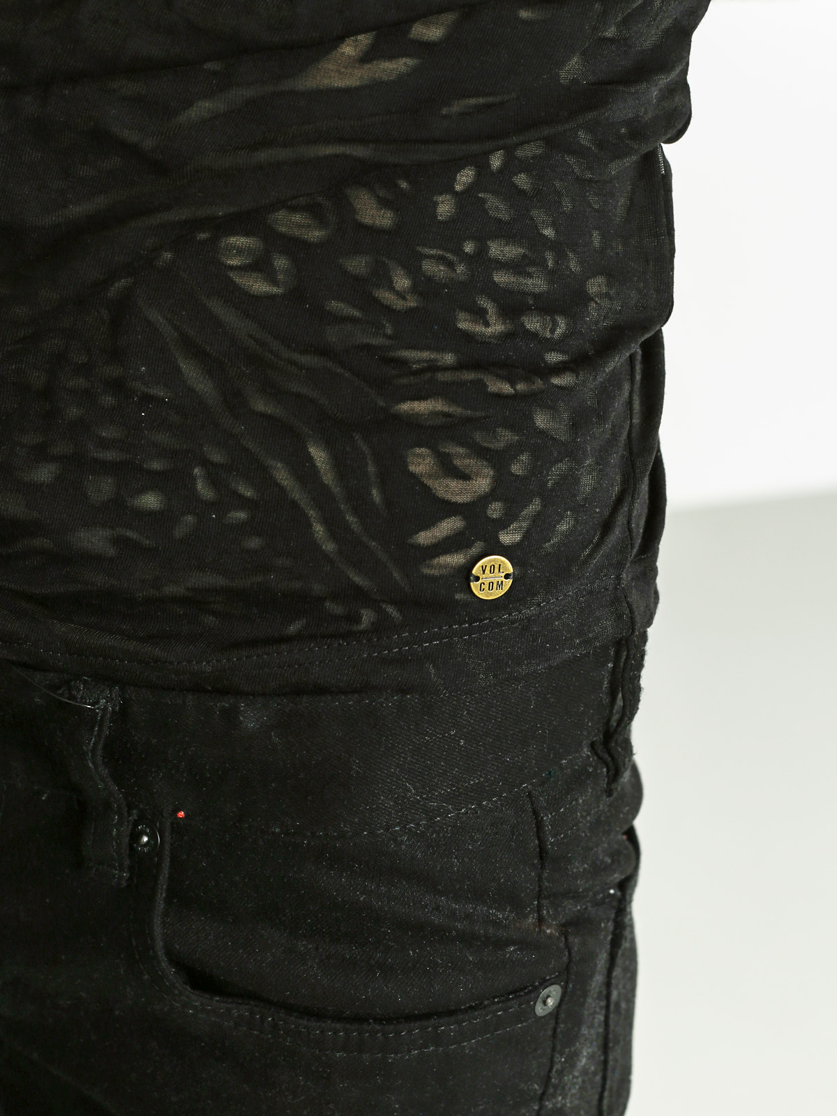 Tričko Volcom Burnaround Wmn (blk)