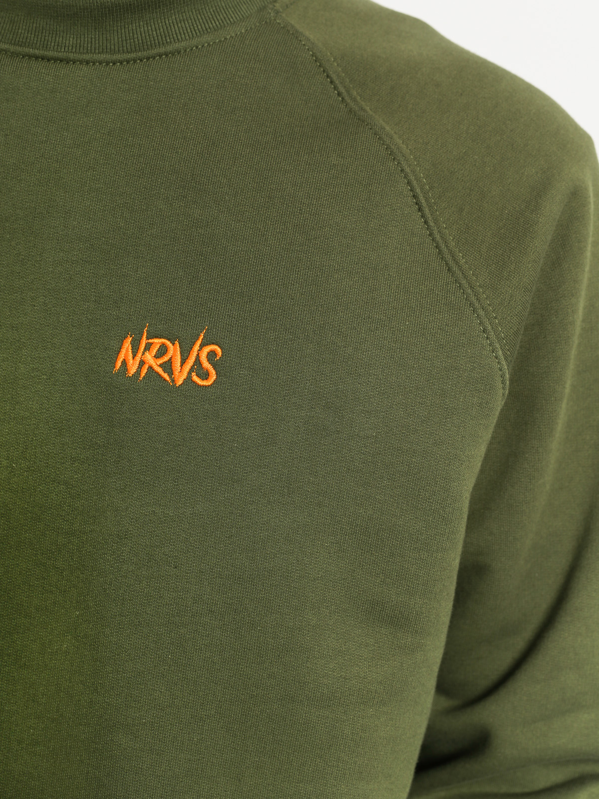 Mikina Nervous Scrawl Sm Crew (olive)