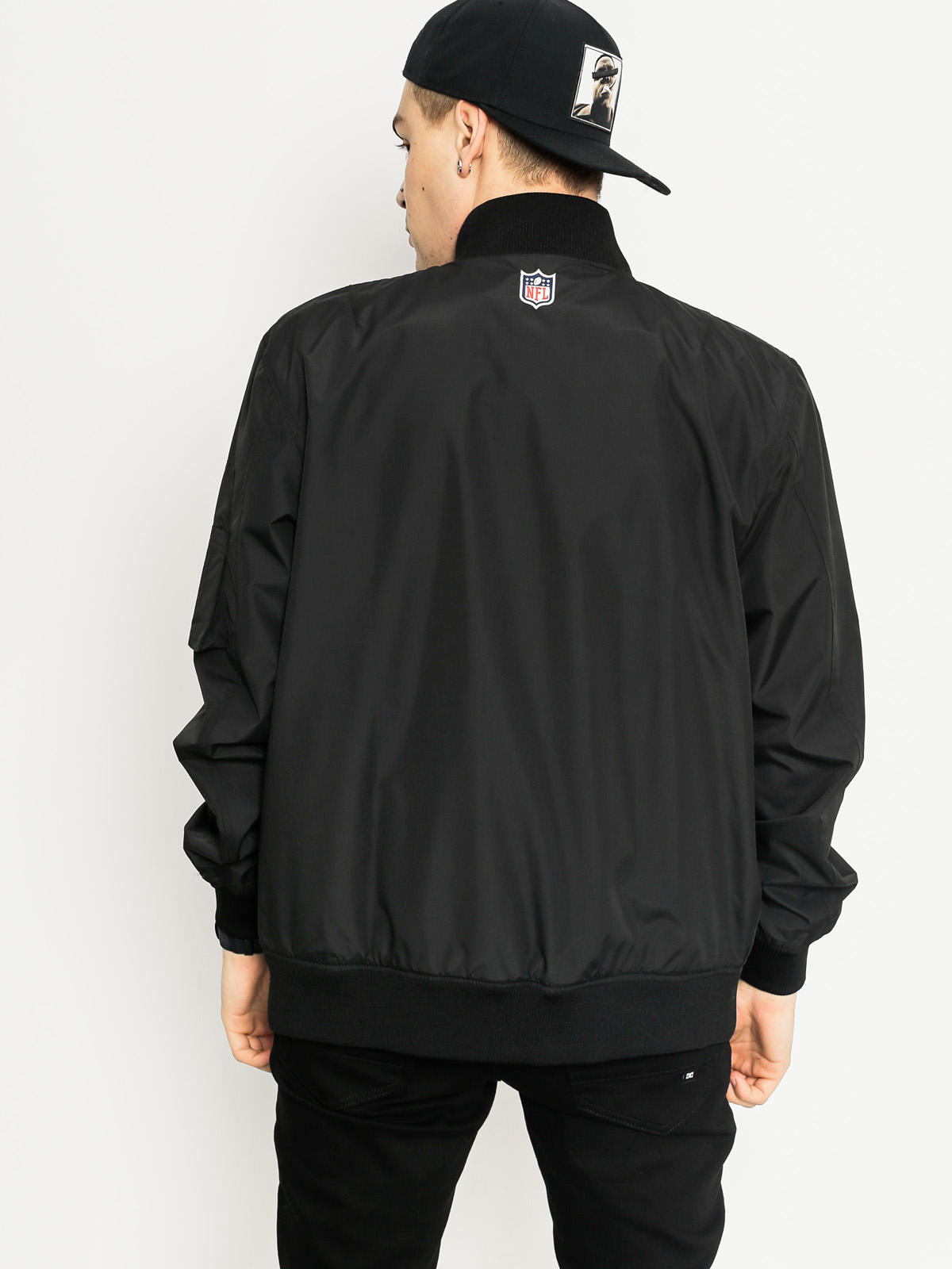 Bunda New Era Concrete Bomber Oakland Raiders (black)