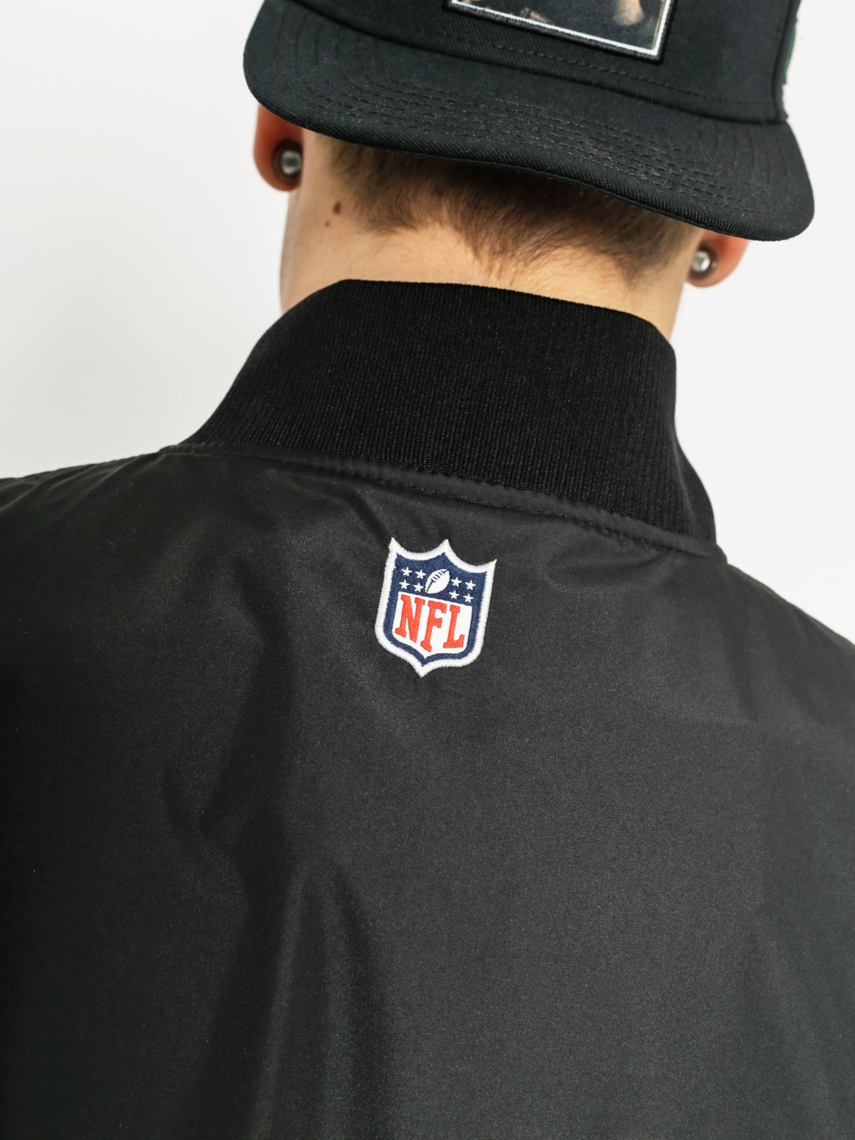 Bunda New Era Concrete Bomber Oakland Raiders (black)
