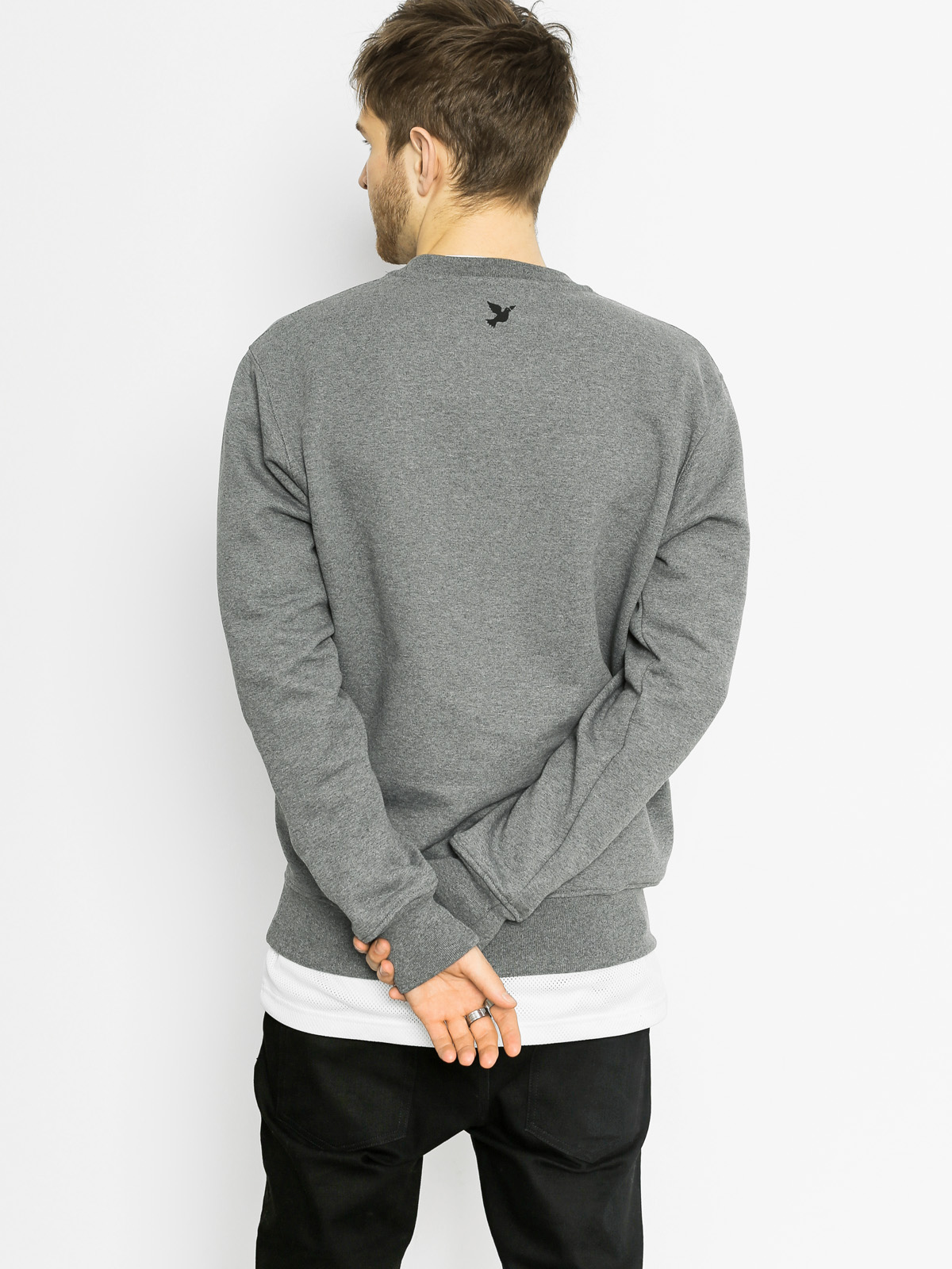 Mikina Nervous Classic Crew (grey)