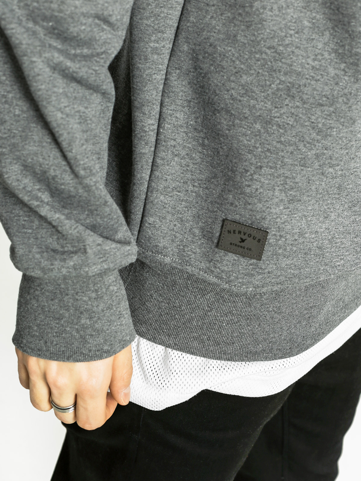 Mikina Nervous Classic Crew (grey)
