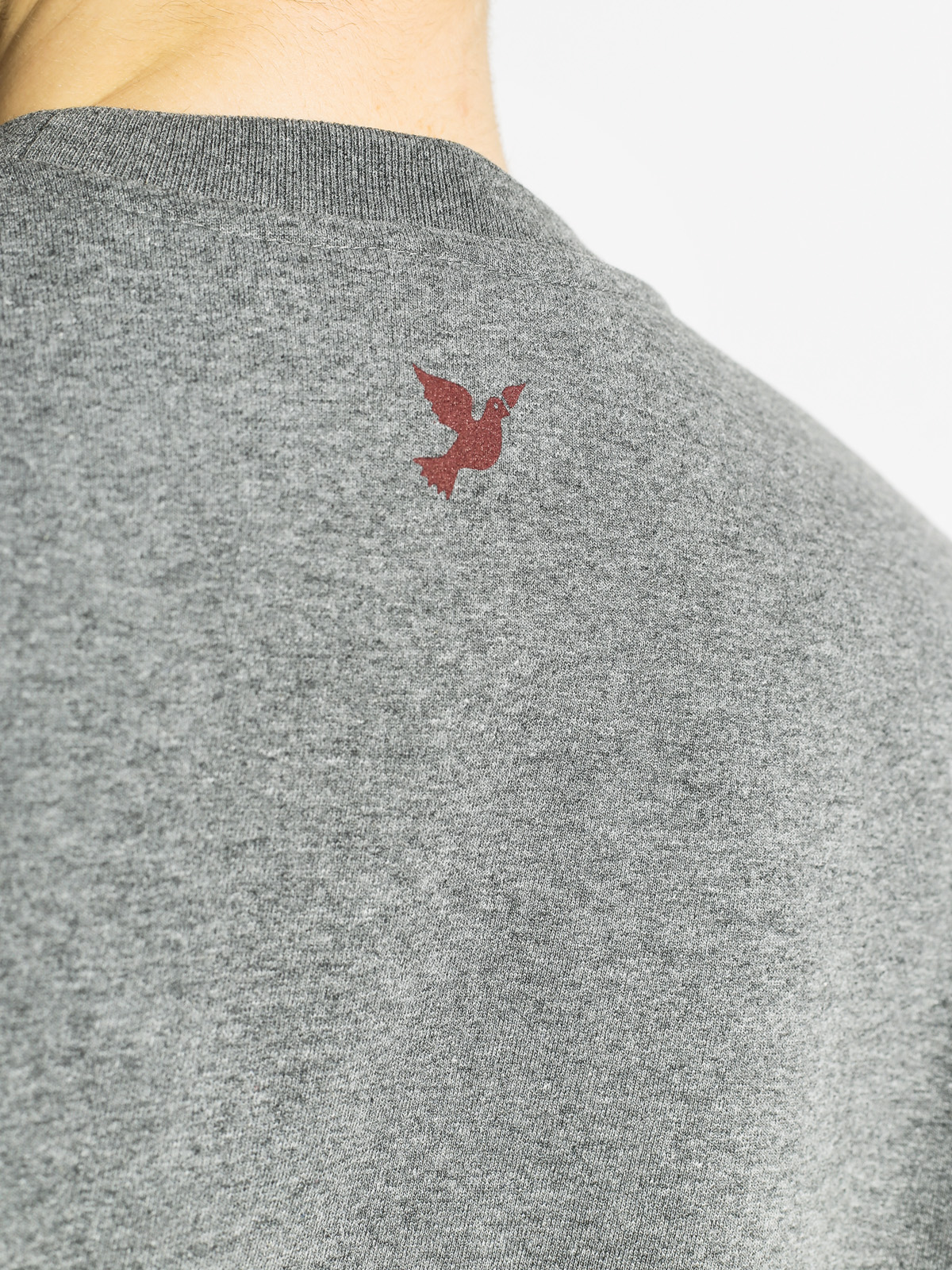 Mikina Nervous Classic Crew (grey/maroon)