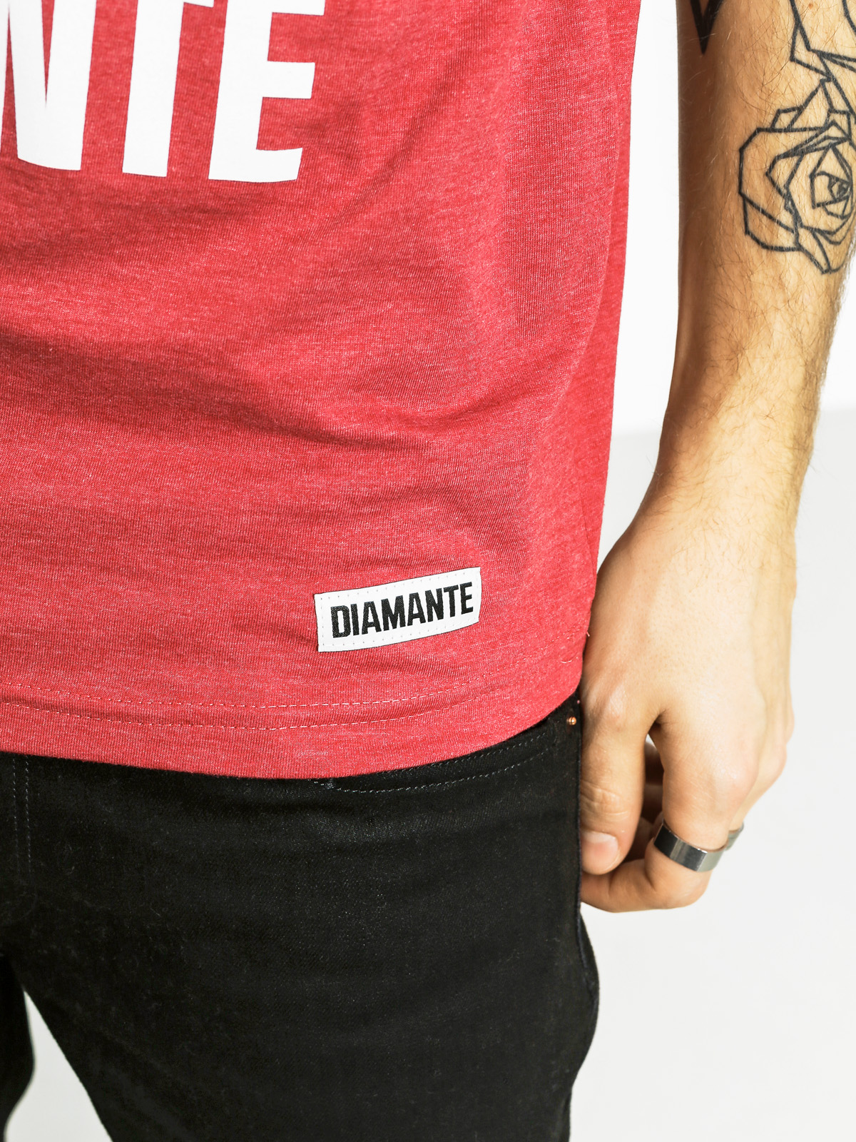 Tričko Diamante Wear Diamante (light red)