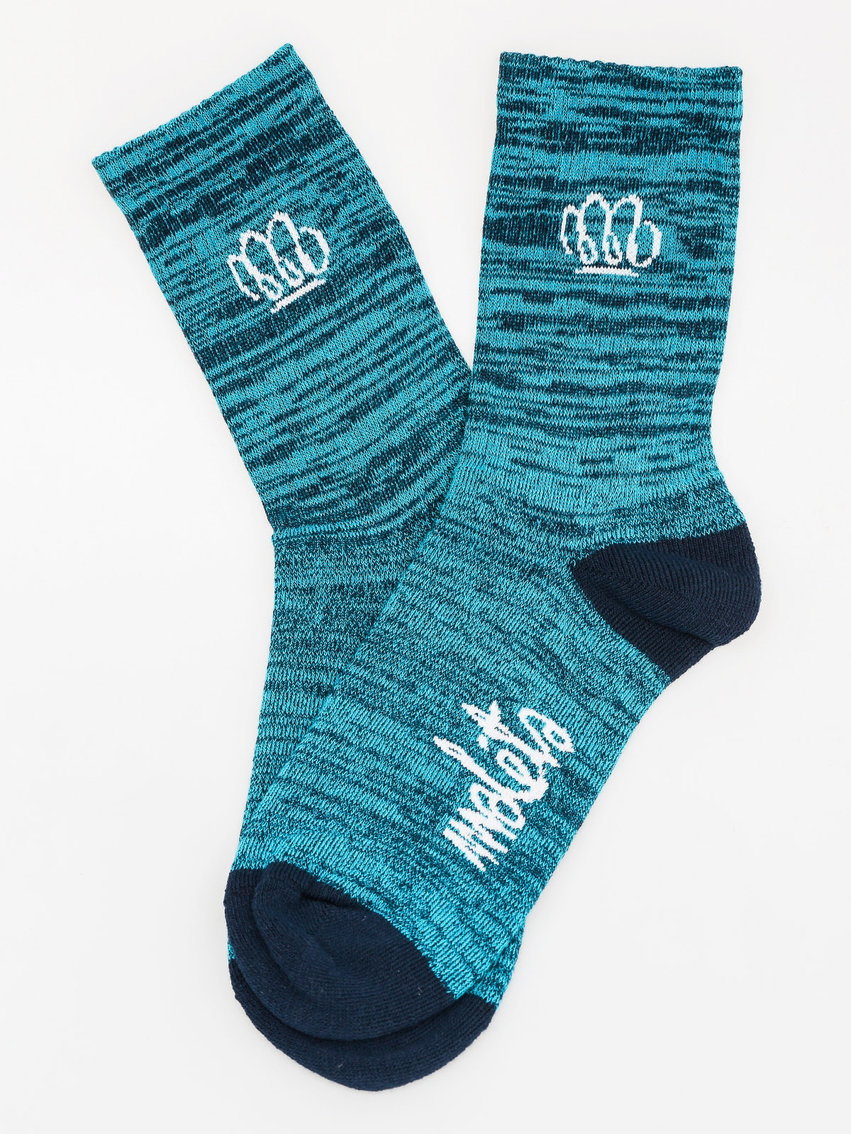 Ponožky Malita Yoda (melange turquise/blue)