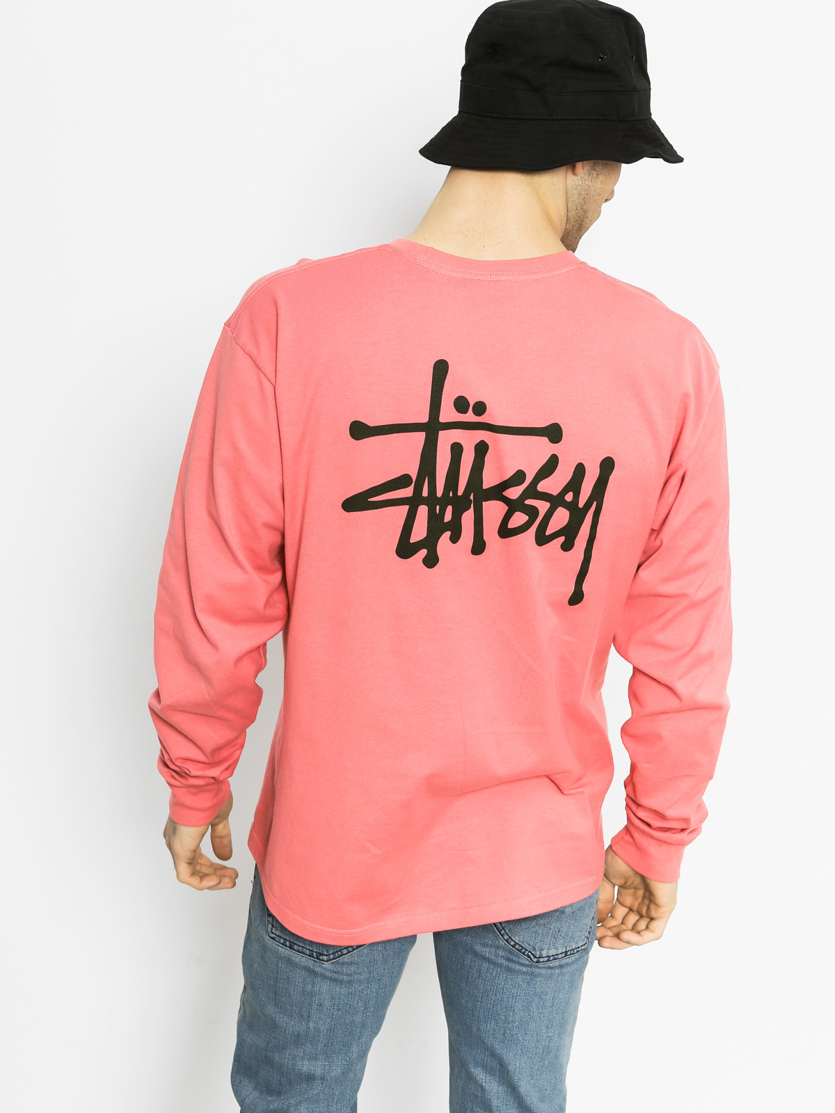Triko Stussy Basic (dark pink)
