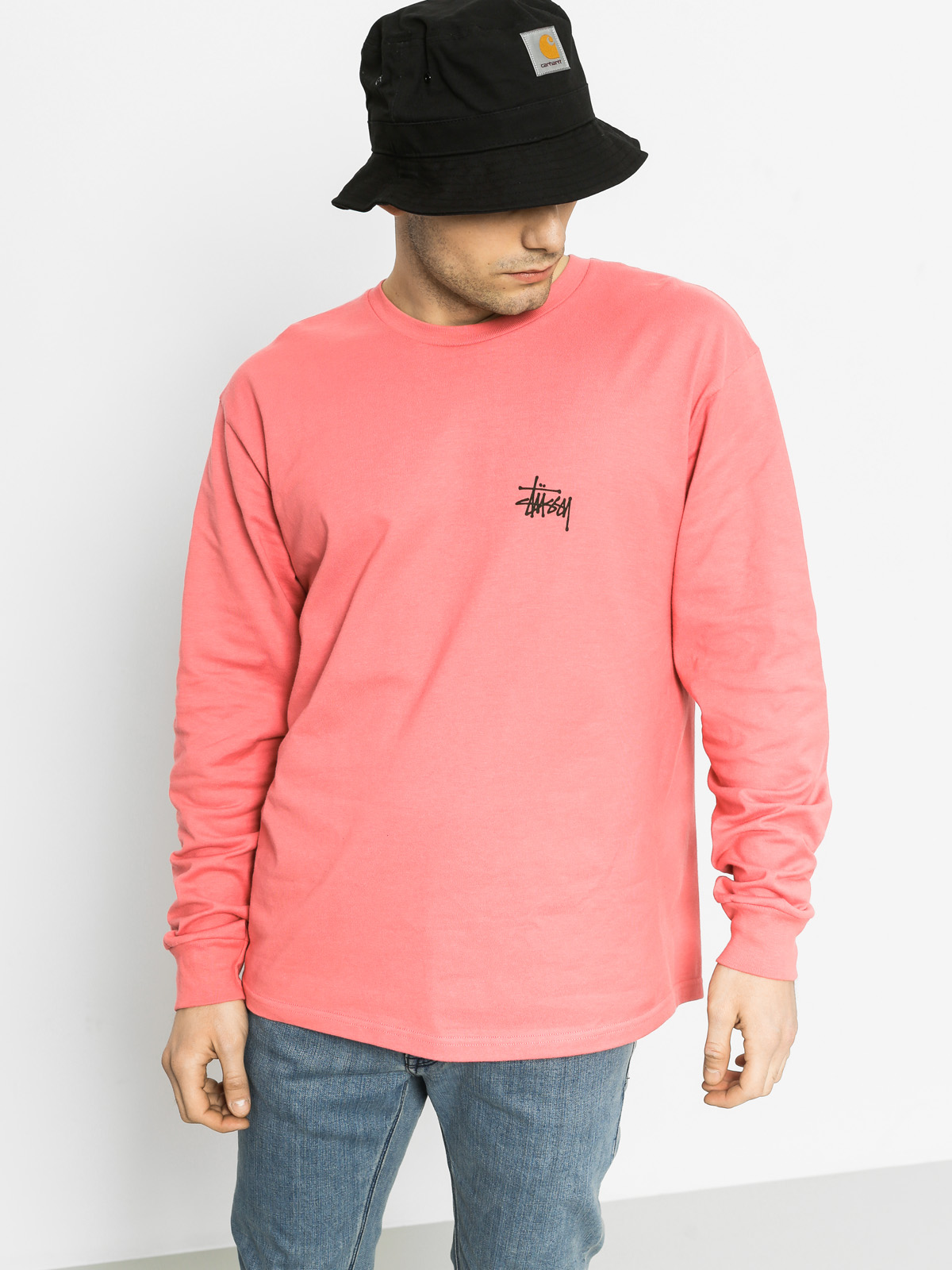 Triko Stussy Basic (dark pink)
