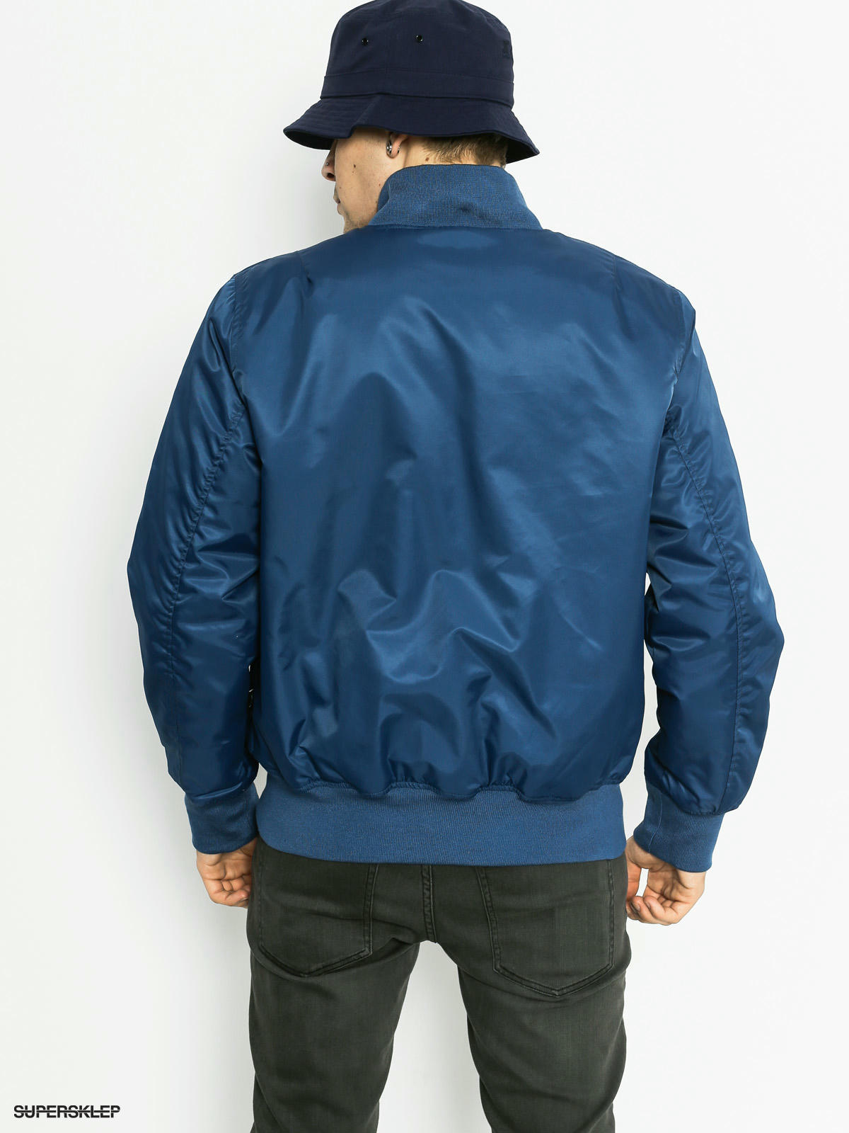 Bunda Stussy Flight Satin Bomber (navy)