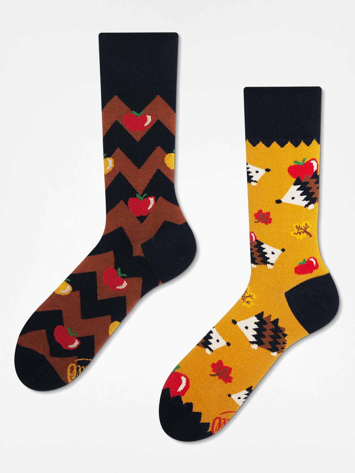 Ponožky Many Mornings Apple Hedgehog (yellow/brown)