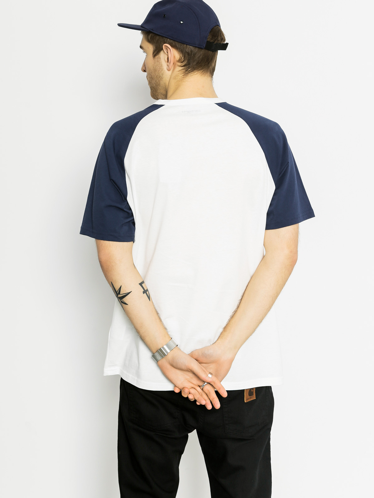 Tričko Carhartt Strike (white/blue)