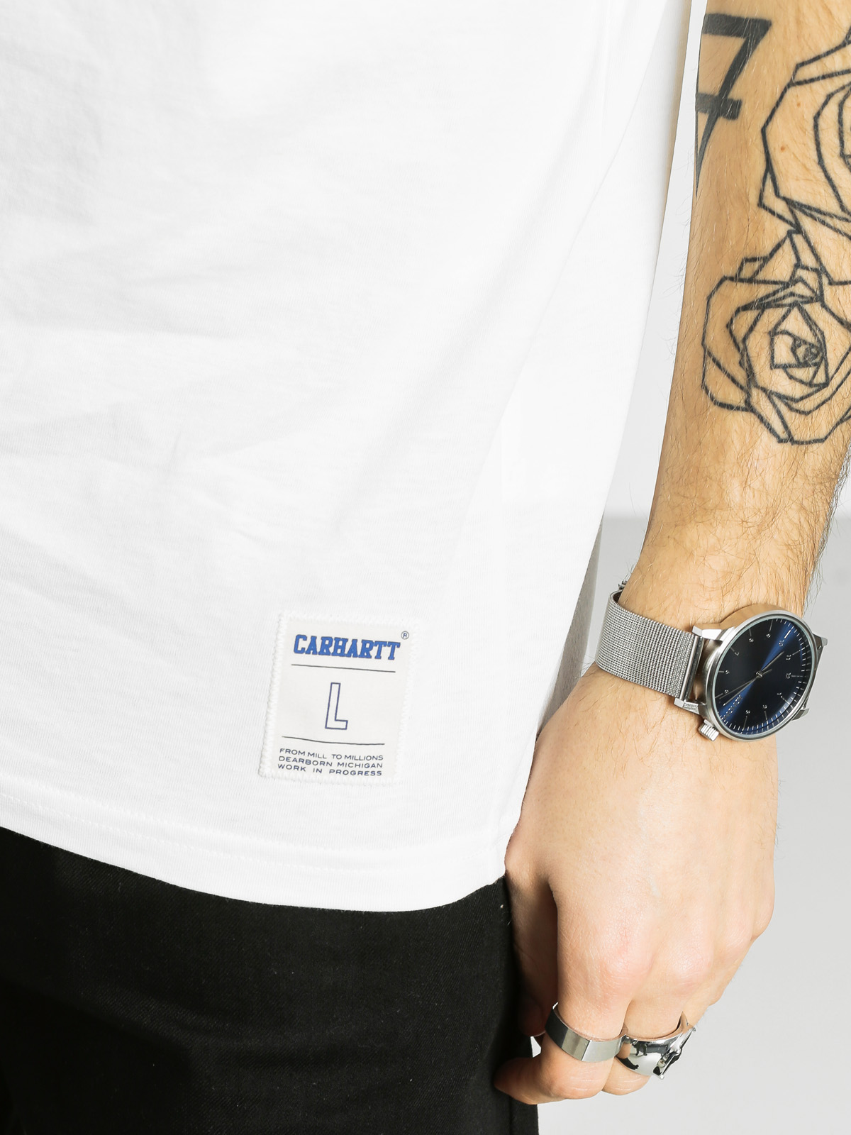 Tričko Carhartt Strike (white/blue)