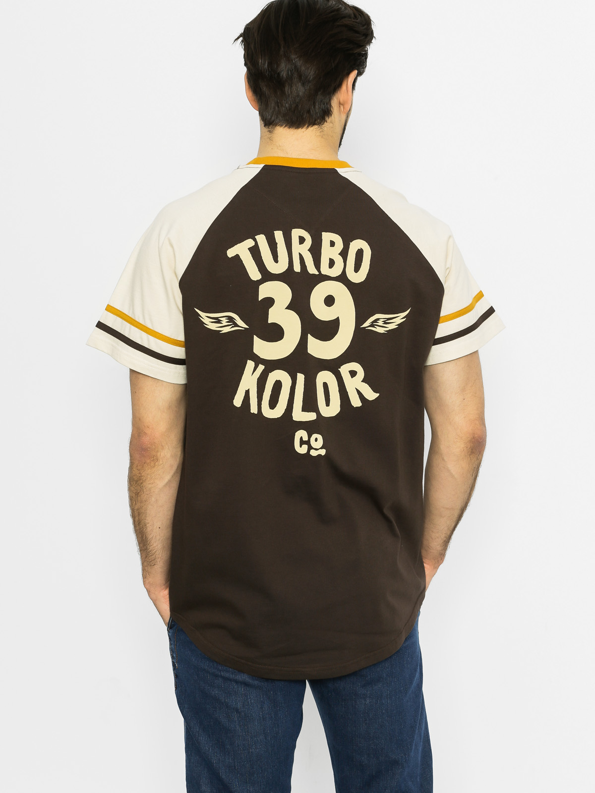 Tričko Turbokolor Old School (brown)