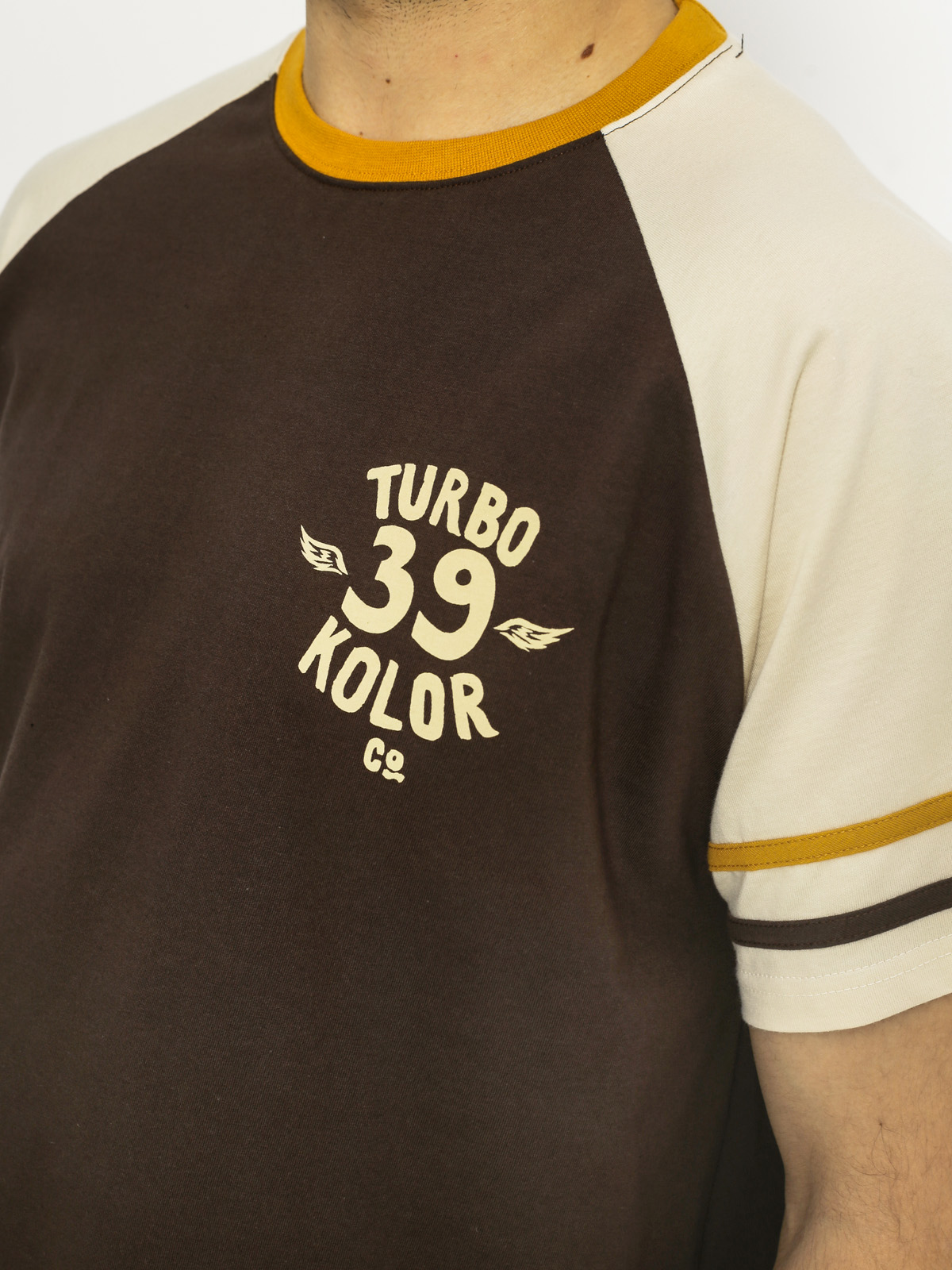 Tričko Turbokolor Old School (brown)