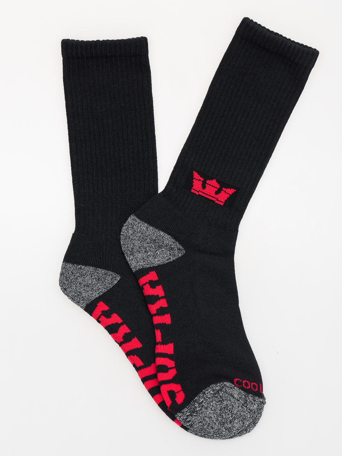 Supra Ponožky Cool Max (black/red)