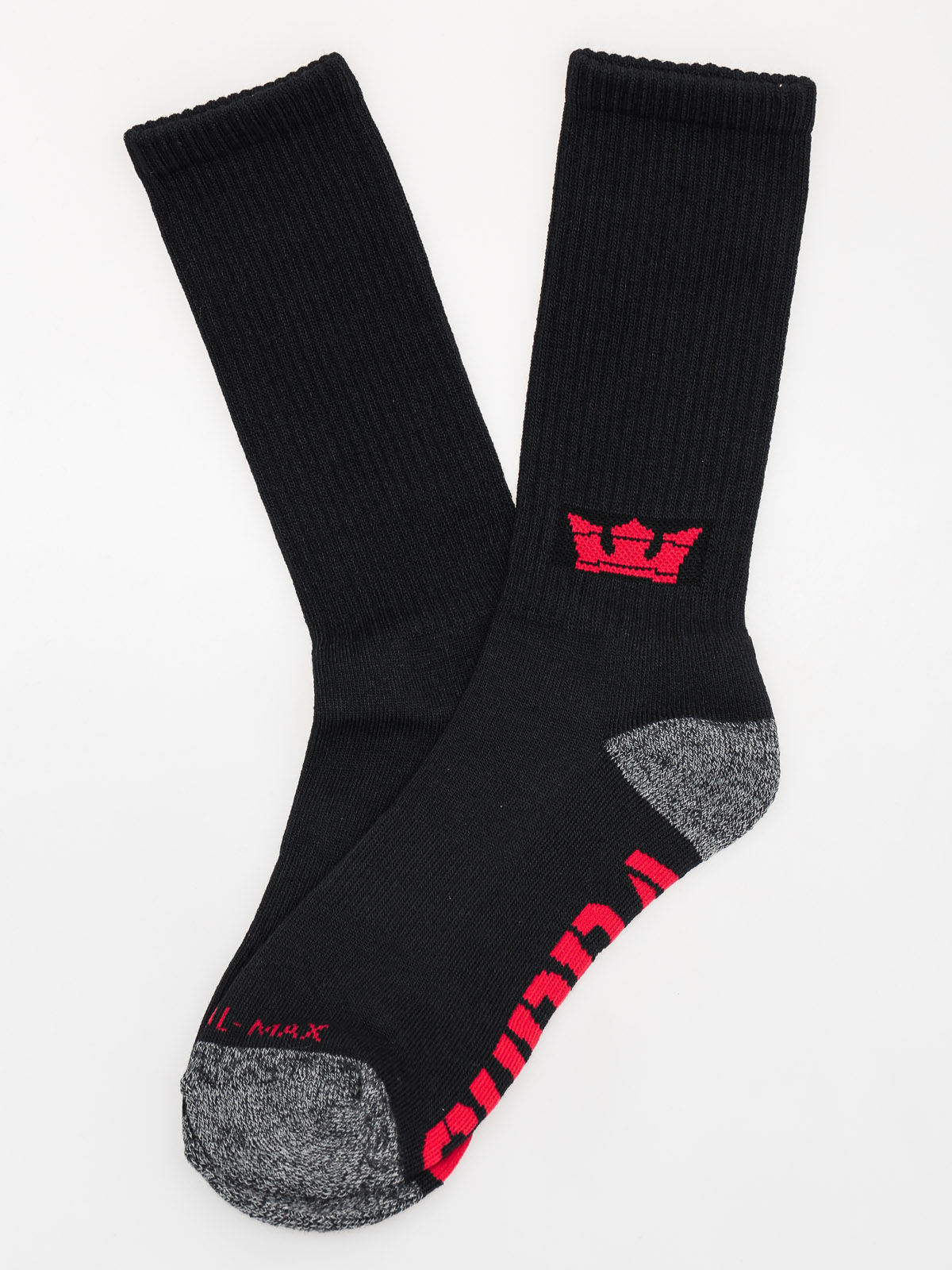 Supra Ponožky Cool Max (black/red)