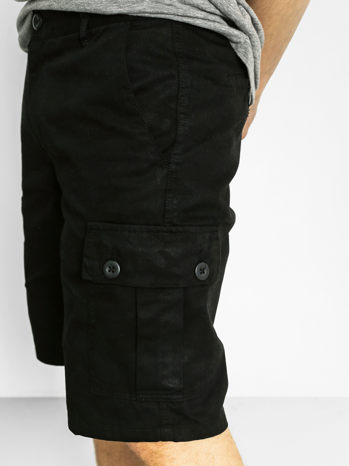 Kraťasy Kr3w Klassic Cargo (black camo)