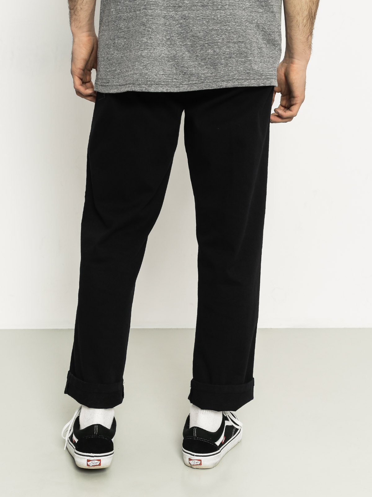 Kalhoty Turbokolor Streetsweepers Stretch Chinos (black)