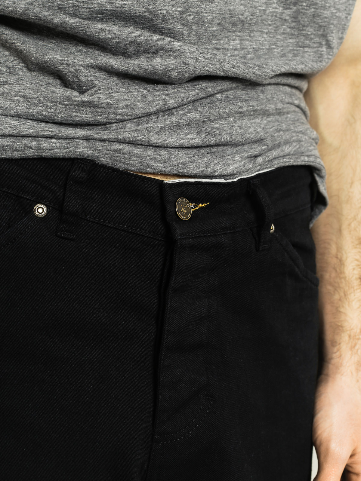 Kalhoty Turbokolor Streetsweepers Stretch Chinos (black)