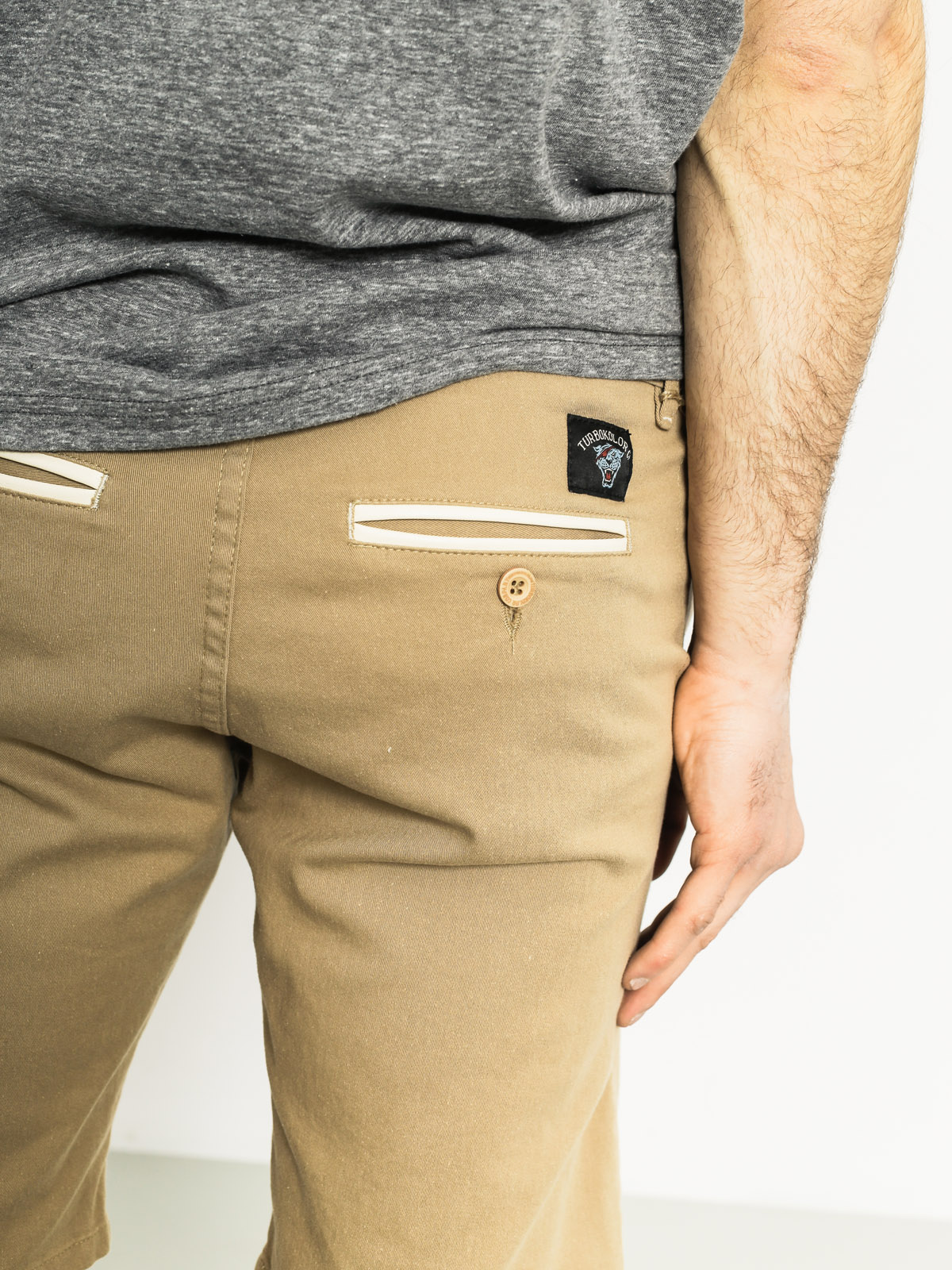 Kraťasy Turbokolor Chino (khaki)