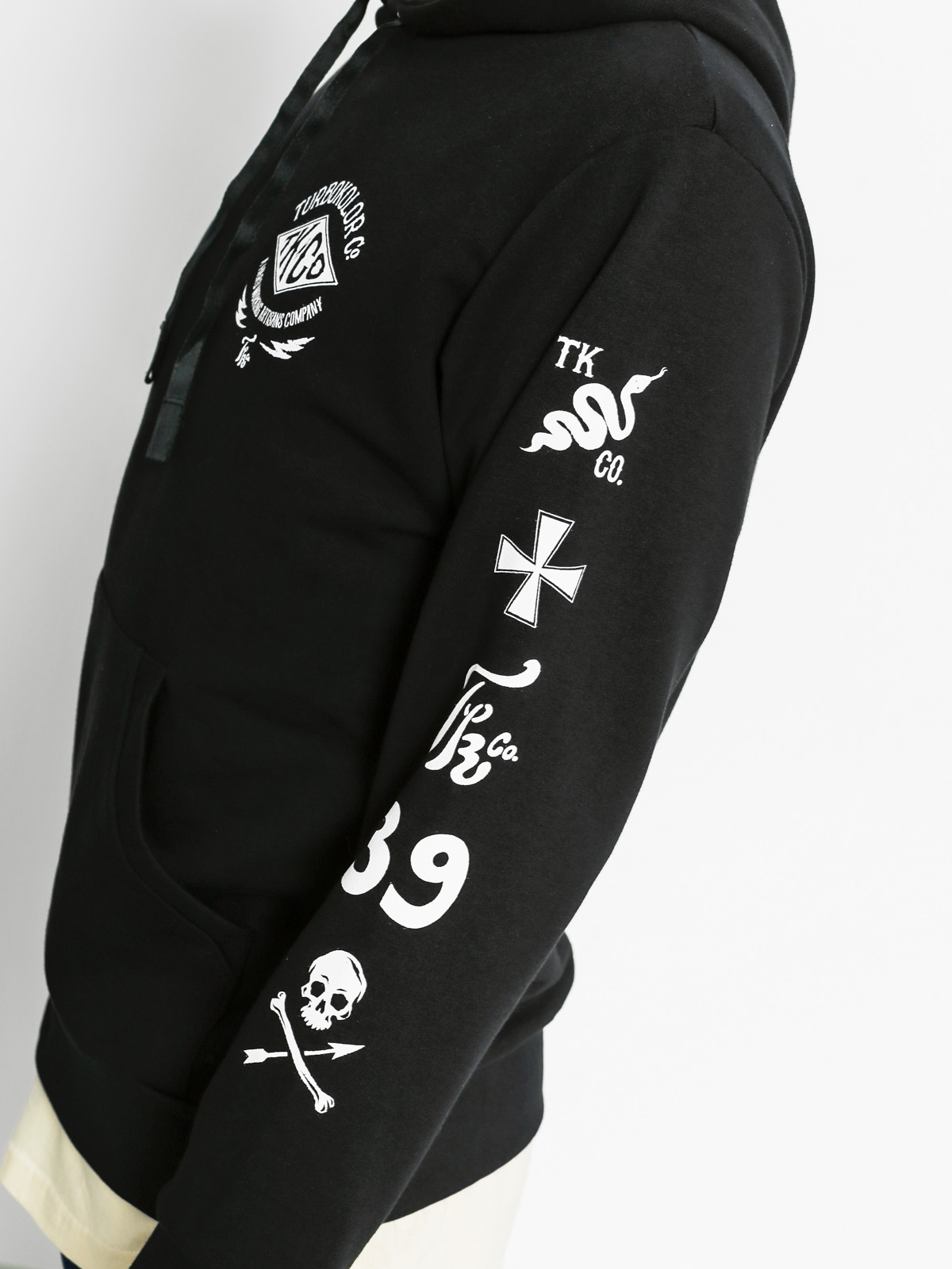 Mikina s kapucí Turbokolor Tk HD (black)