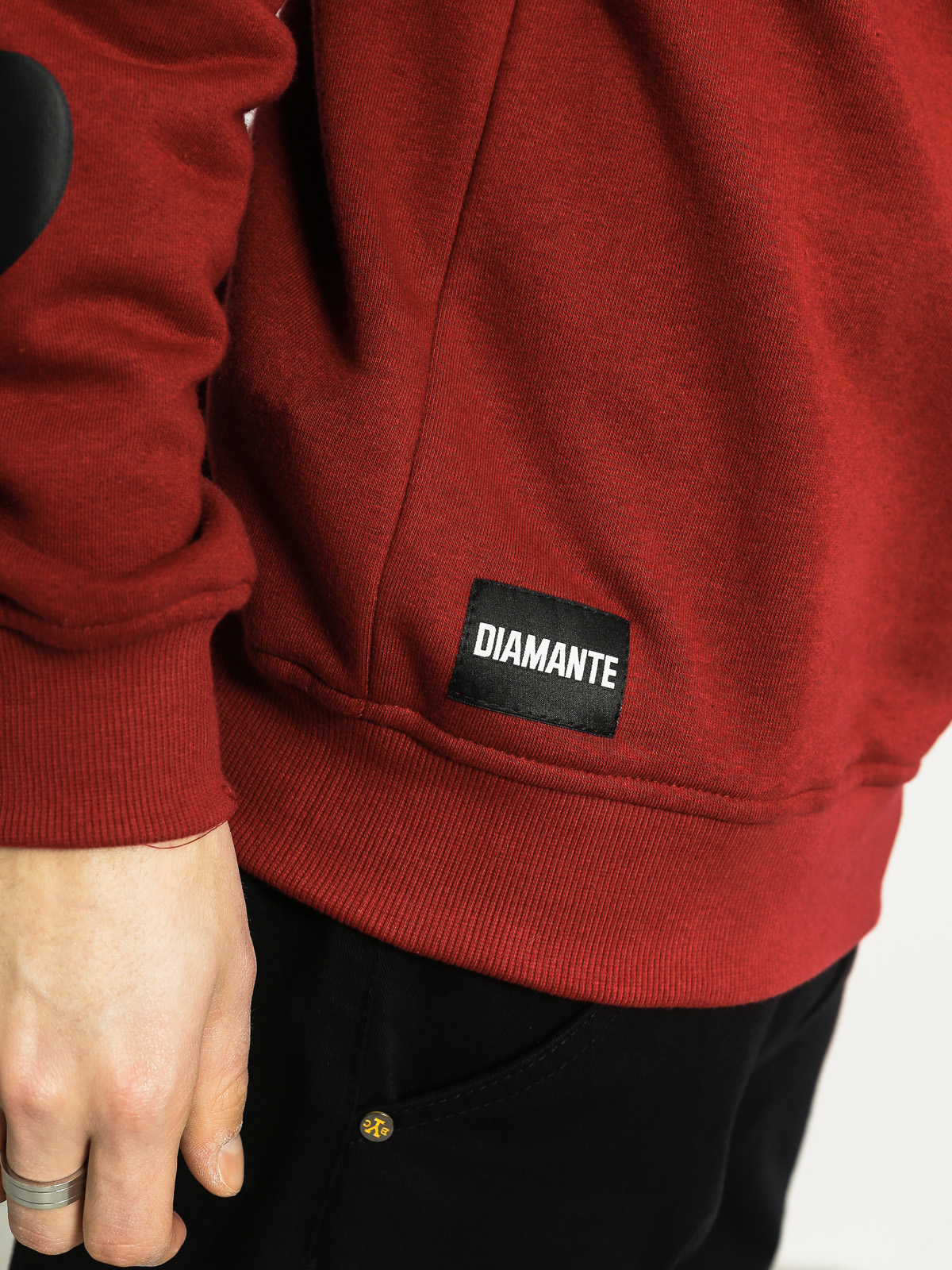 Mikina Diamante Wear Block (burgund)