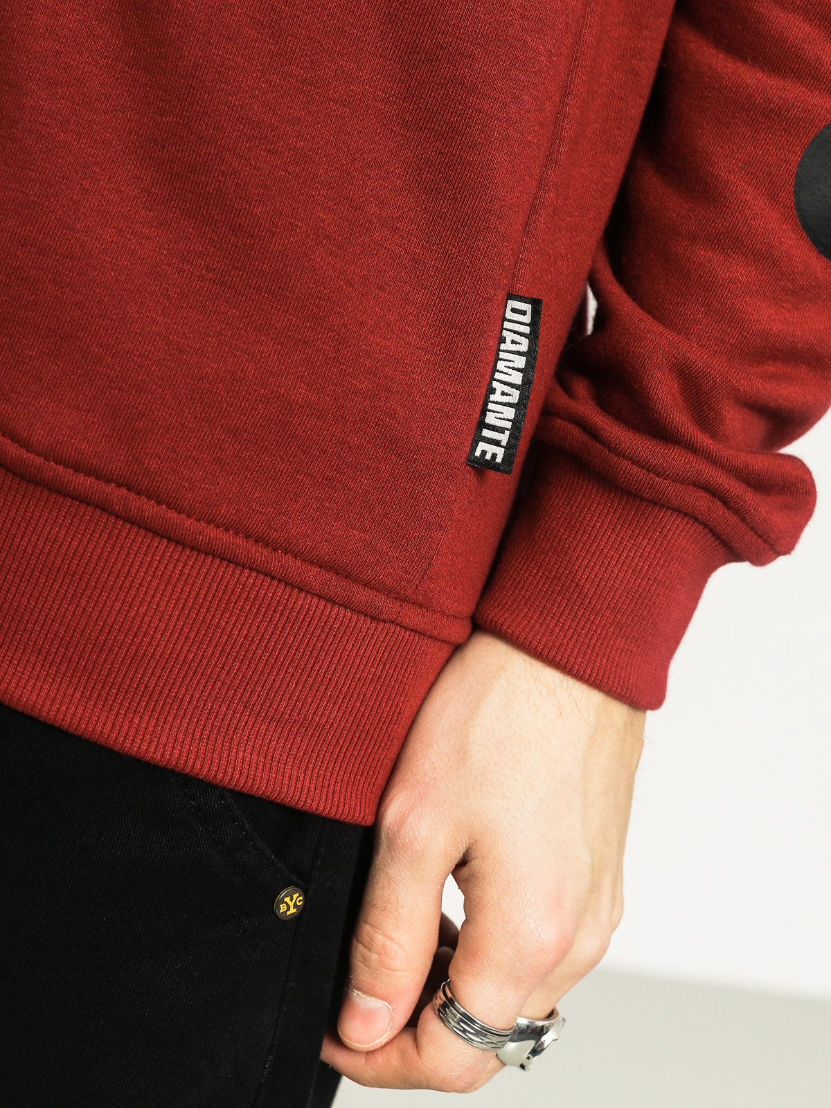 Mikina Diamante Wear Block (burgund)