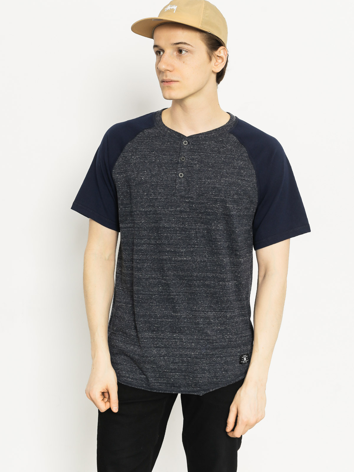 Tričko DC Enderlin Henley (dark navy)