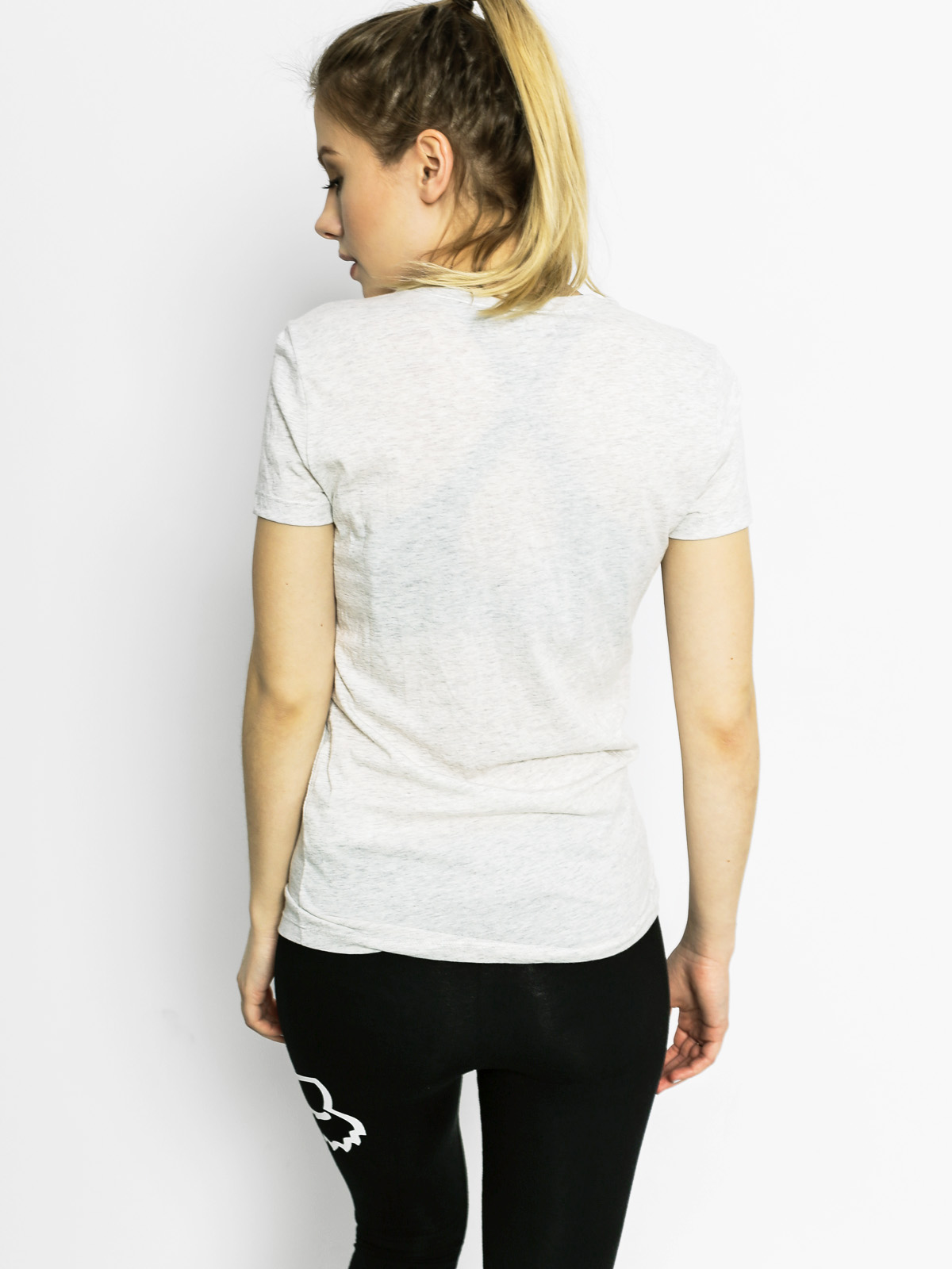 Tričko Fox Reacted Wmn (light heather grey)