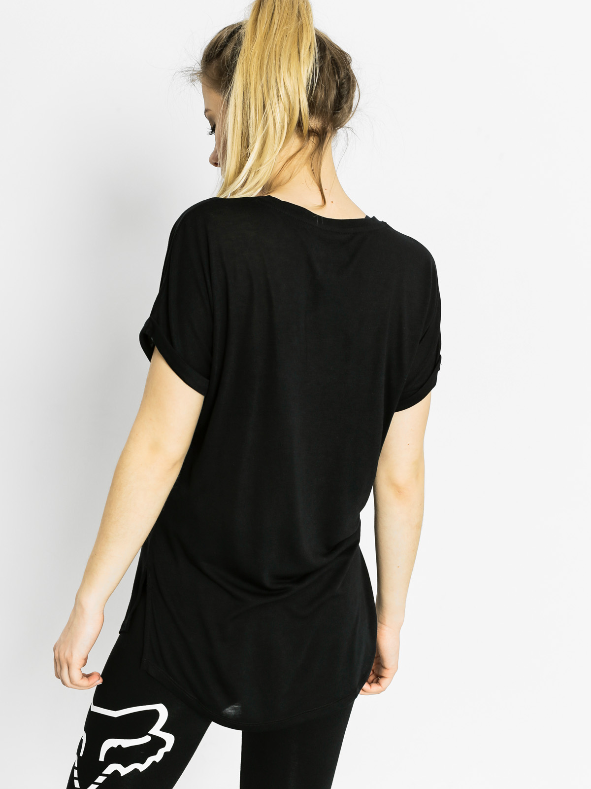 Tričko Fox Responded Vneck Wmn (black)