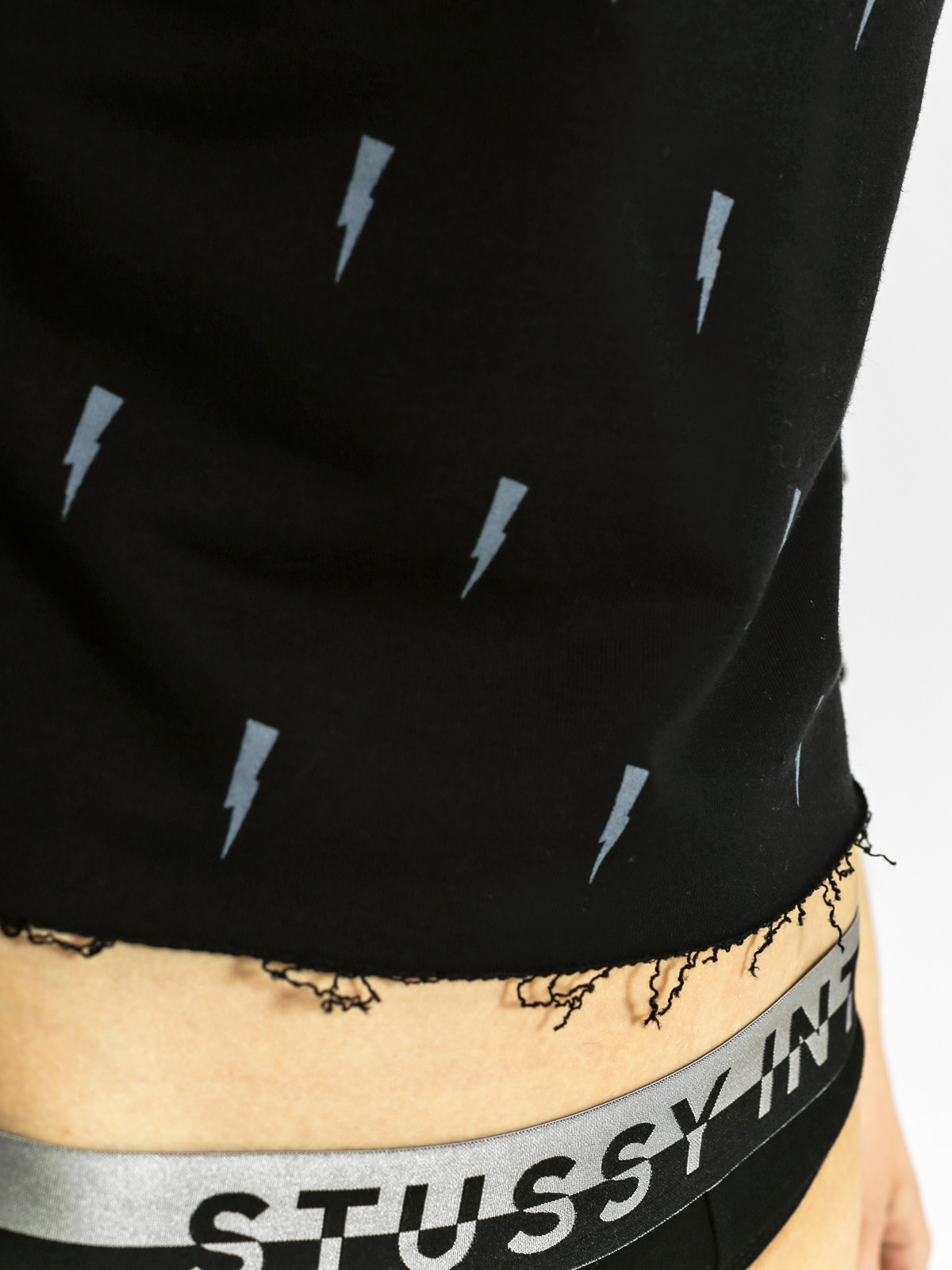 Spodní prádlo Stussy Metallic Band Classic Brief Wmn (black)