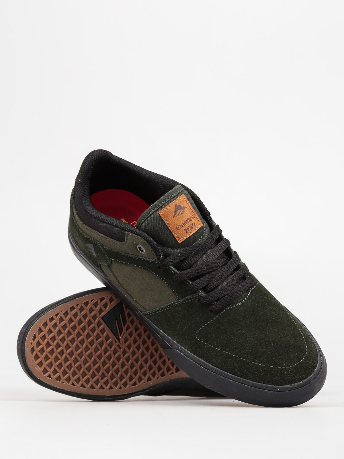 Boty Emerica The Hsu Low Vulc (green/black)
