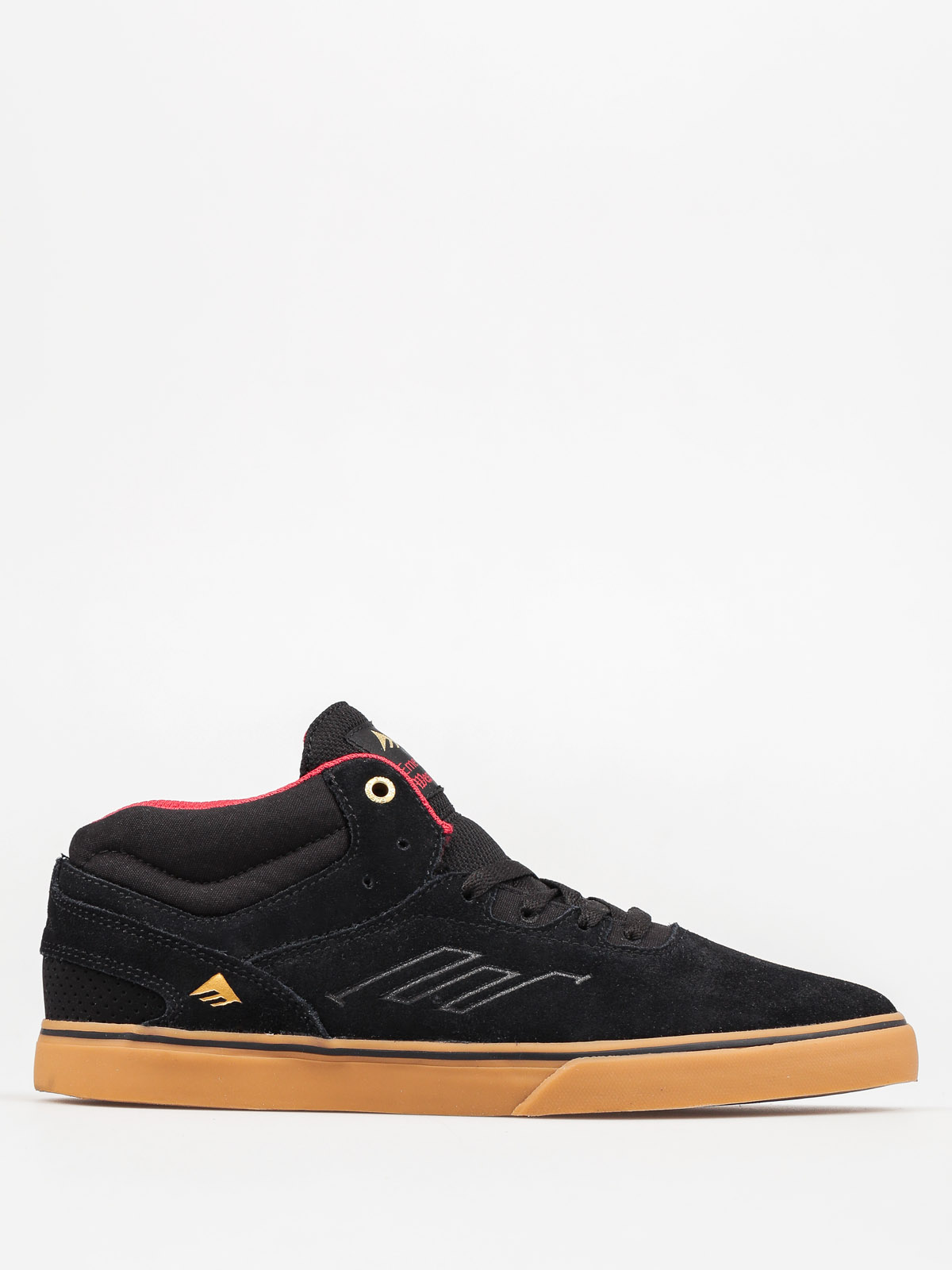 Boty Emerica Westgate Mid Vulc (black/gum)