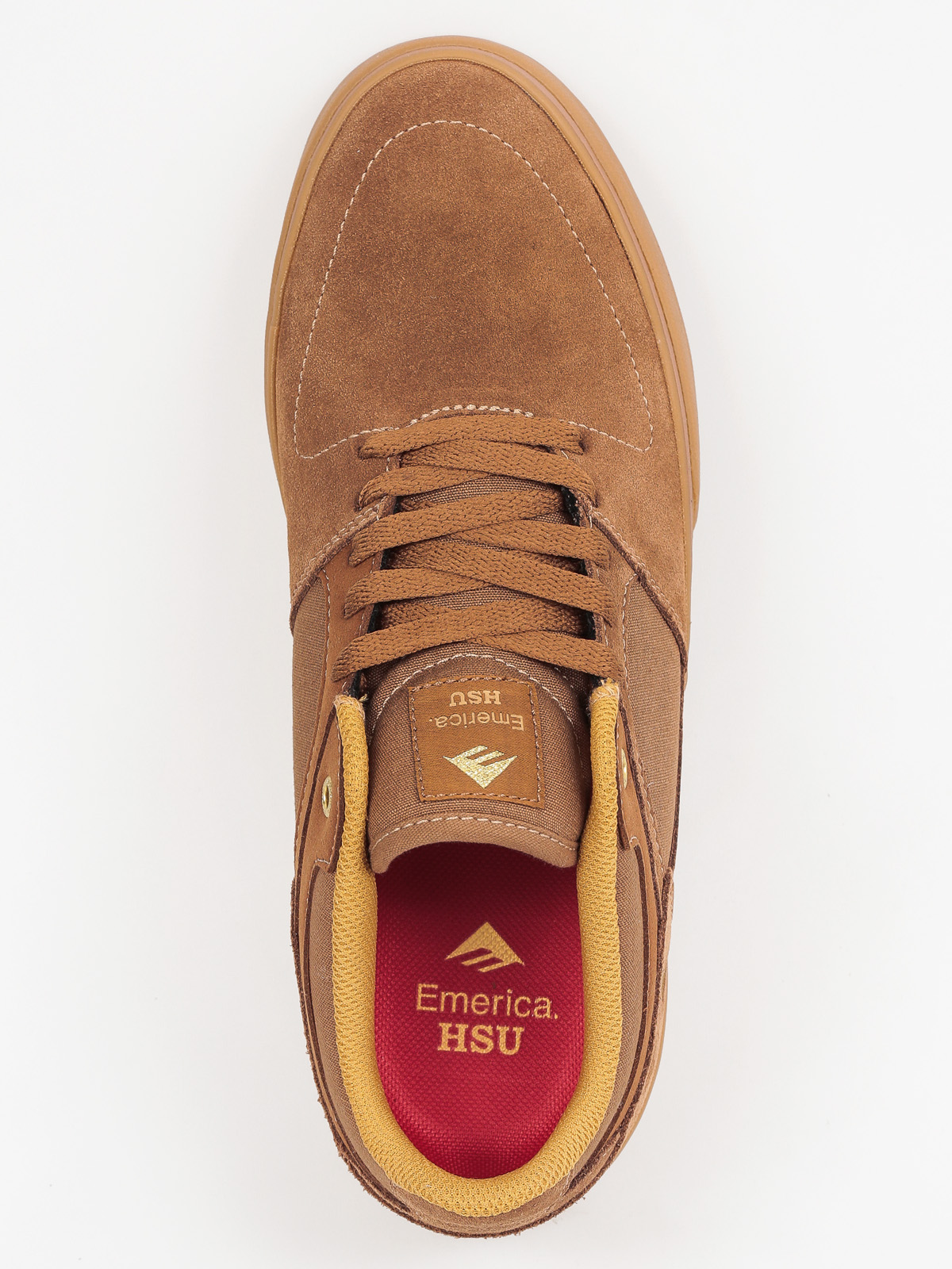 Boty Emerica The Hsu Low Vulc (brown/gum)