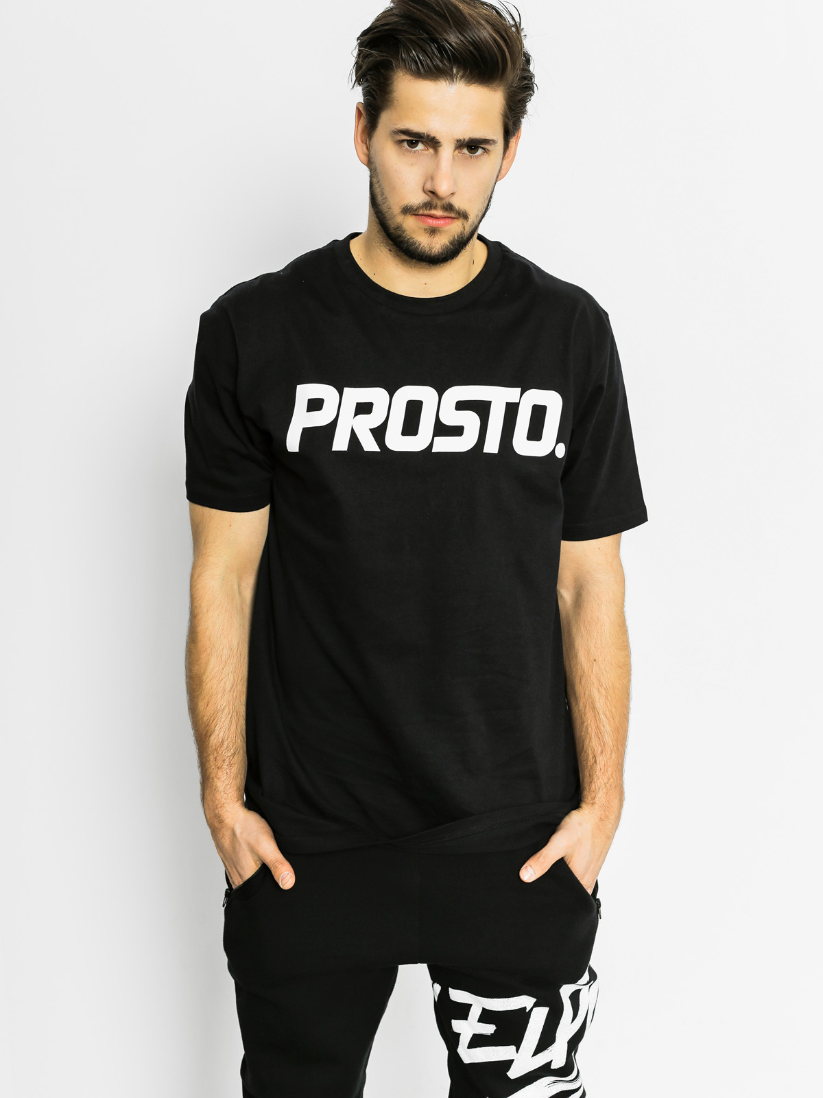 Tričko Prosto Basic (black)