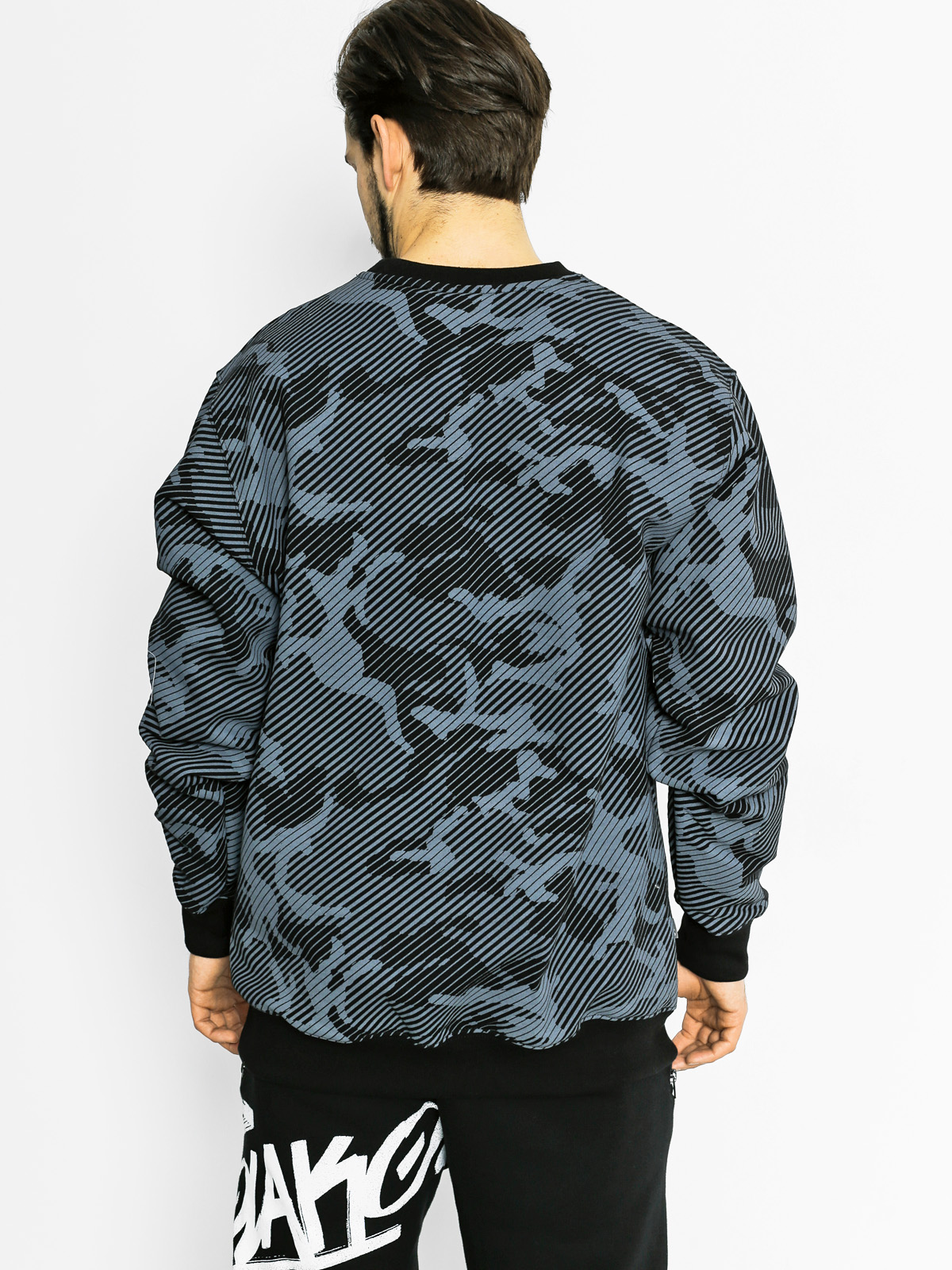 Mikina SSG Premium Moro Lines Flag (black/chacroal)