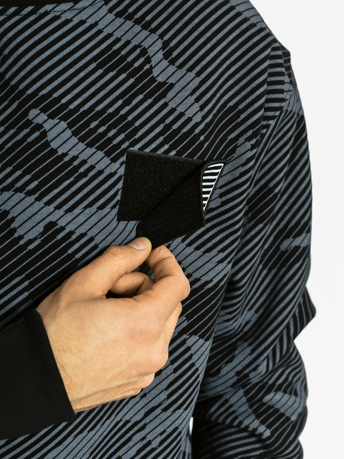 Mikina SSG Premium Moro Lines Flag (black/chacroal)