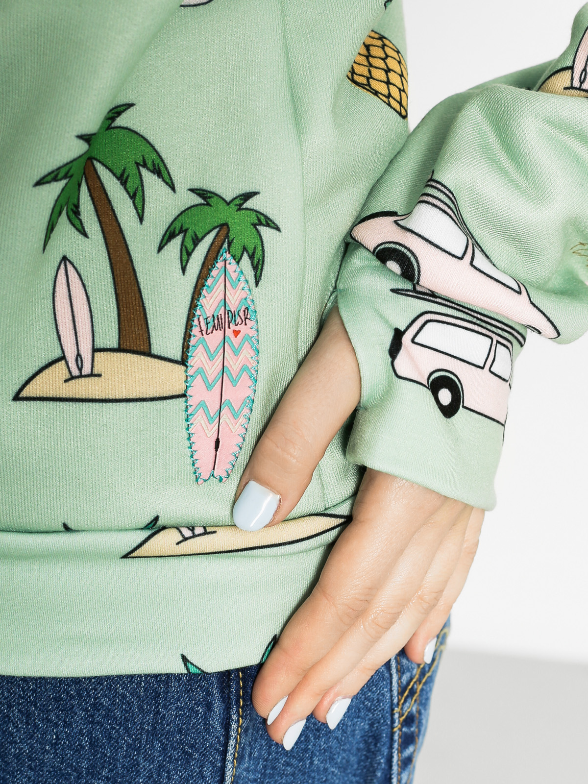 Mikina Femi Pleasure Butia Wmn (surf)