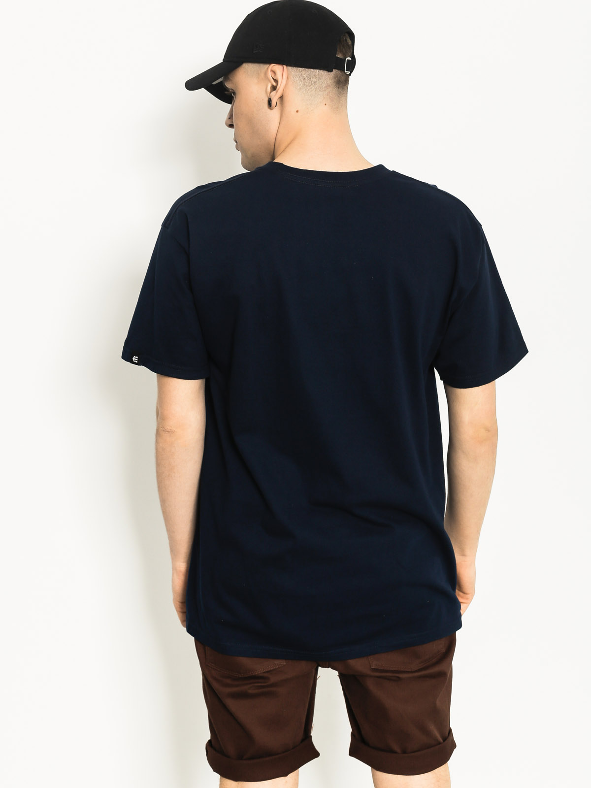 Tričko Etnies Box Logo (navy/white)